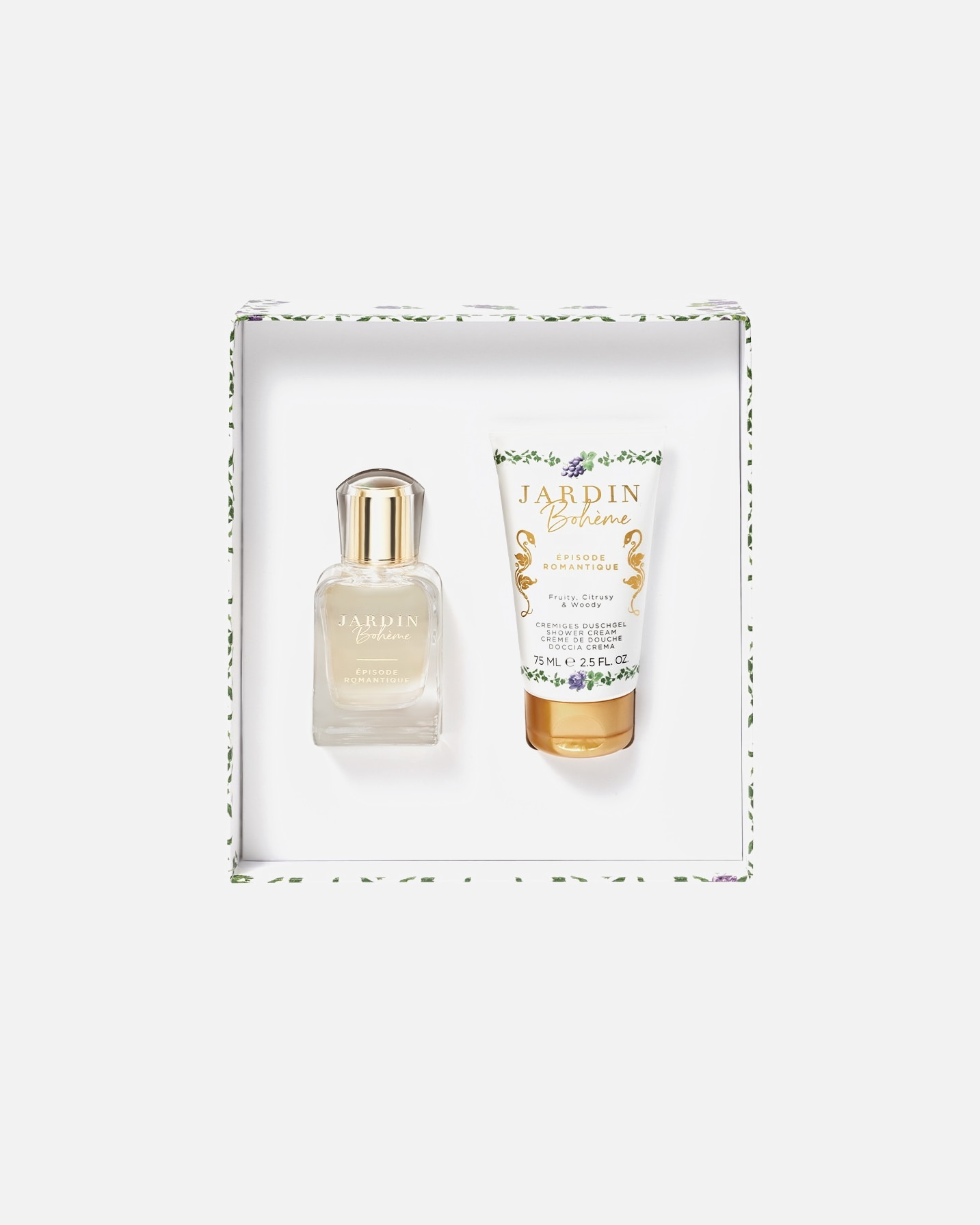 Set parfumuri pentru Unisex Jardin Bohème Fine Fragrances Romantique Eau de Parfum Gift Set 1 buc.