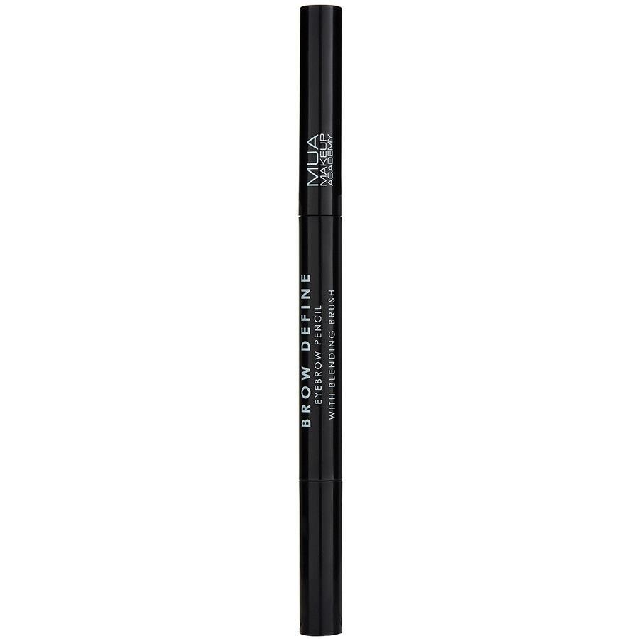 Creion sprancene pentru MUA Makeup Academy Eyebrow Pencil & Brush Black