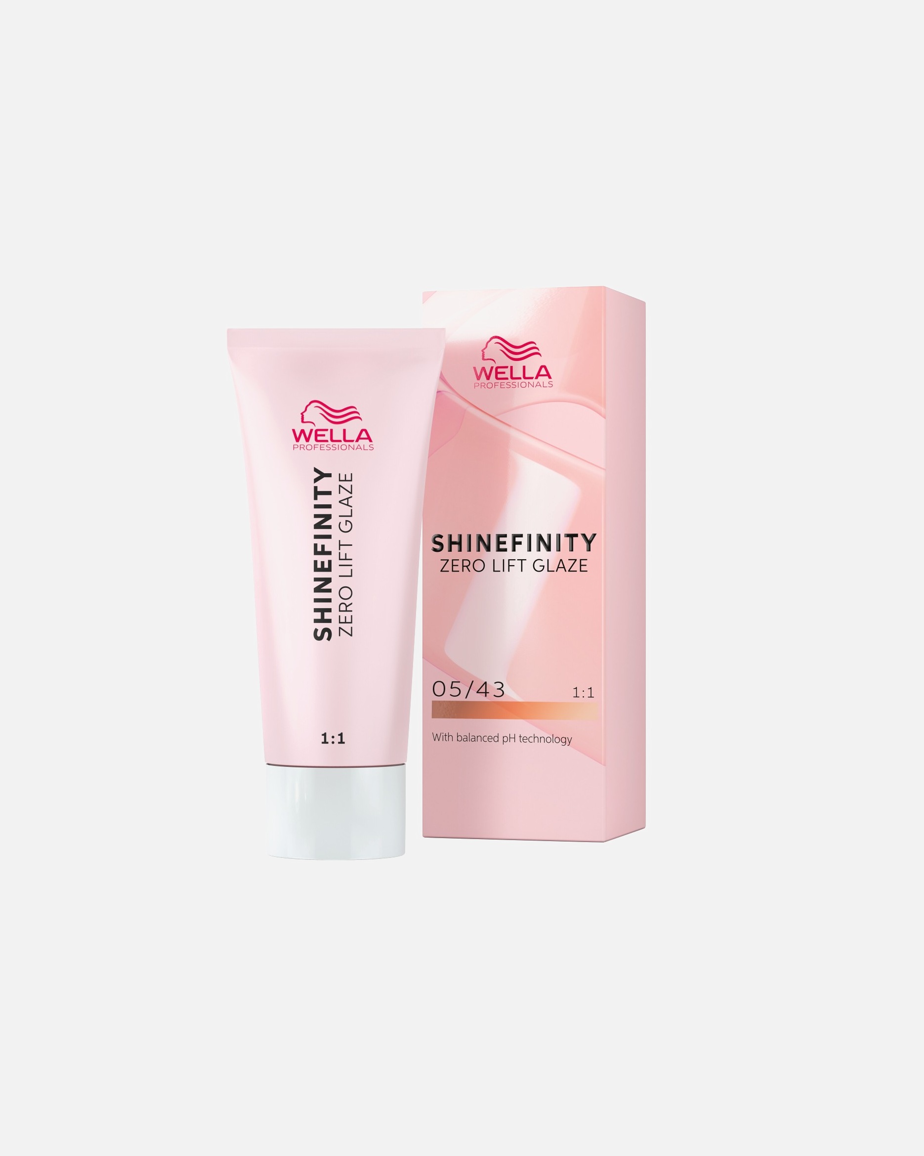 Vopsea nuantatoare par pentru Unisex Wella Professionals Shinefinity Zero Lift Gaze – Vopsea semipermanentă sub formă de gel-cremă 05/43 Warm Hot Chili