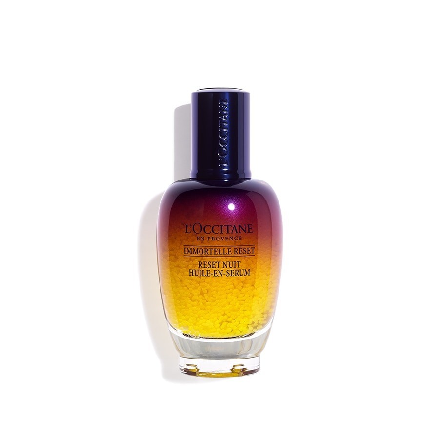 Ser hidratant pentru L’Occitane Immortelle Overnight Reset Oil-in-Serum 50 ml