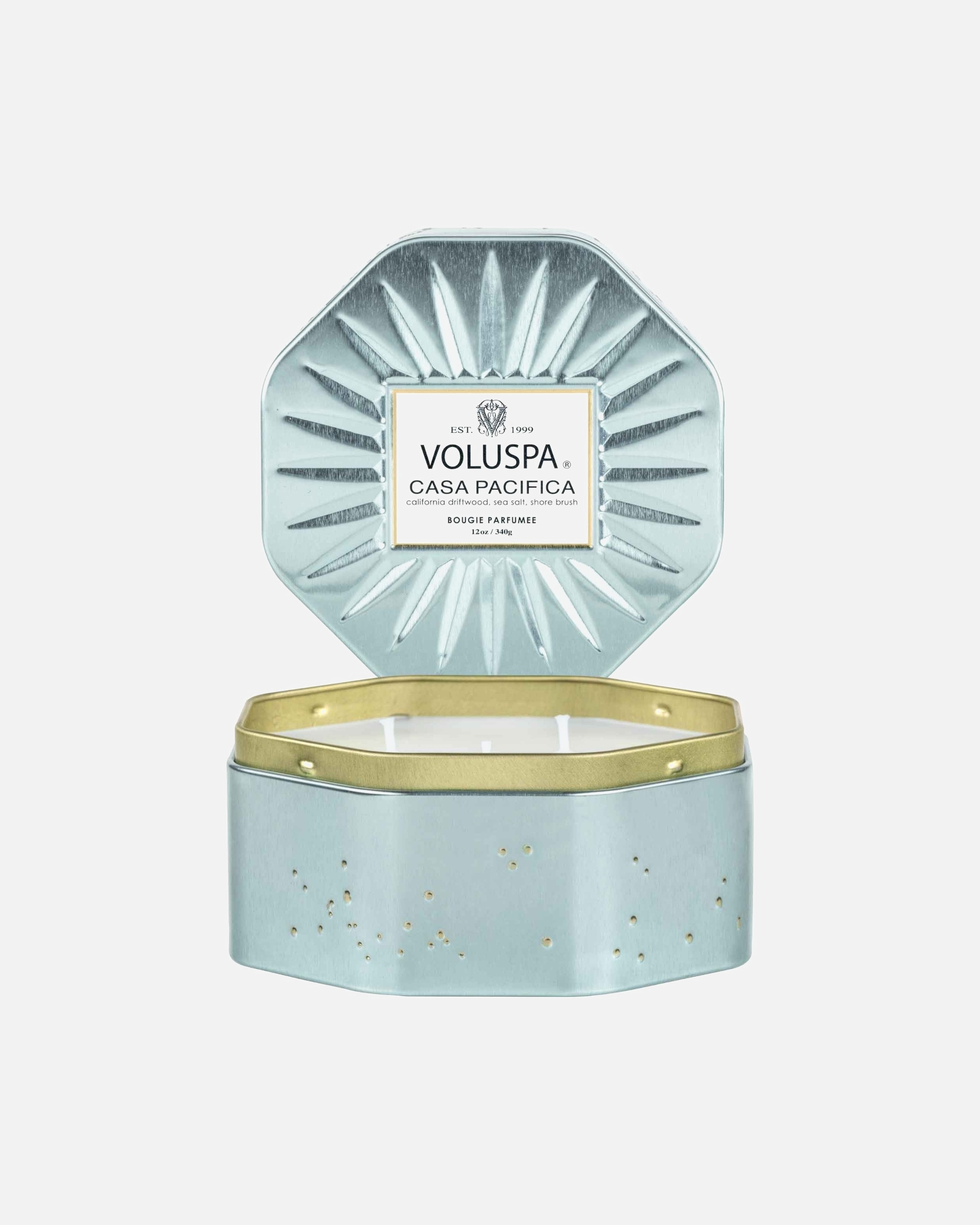 Odorizant camera pentru Unisex VOLUSPA Octagon Tin Candle Branche Vermeil 340 g