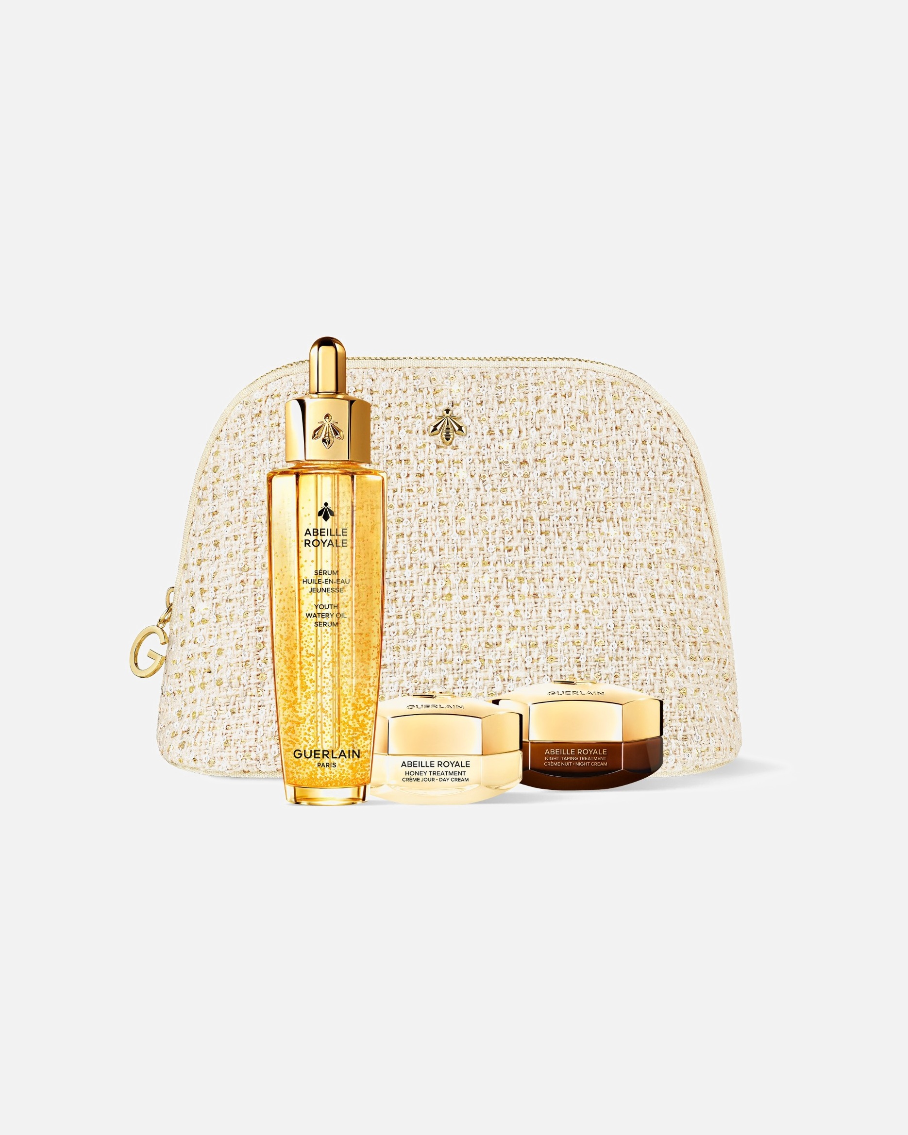 Set pentru ingrijirea faciala pentru Unisex Guerlain Abeille Royale Age-Defying Ritual Youth Watery Oil Serum Gift Set 1 buc