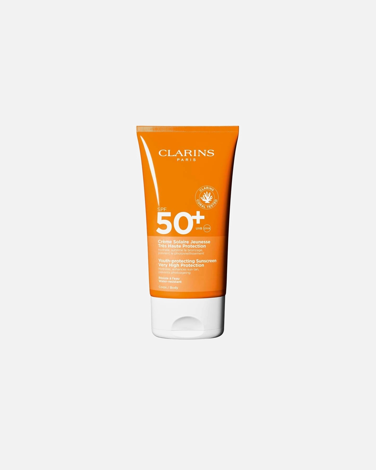 Balsam solar pentru Unisex Clarins Sun Care Youth-Protecting Sunscreen Very High Protection SPF 50 150 ml