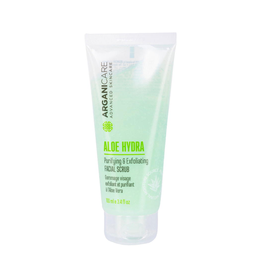 Peeling pentru fata pentru Arganicare Purifying & Exfoliating Facial Scrub 100 ml