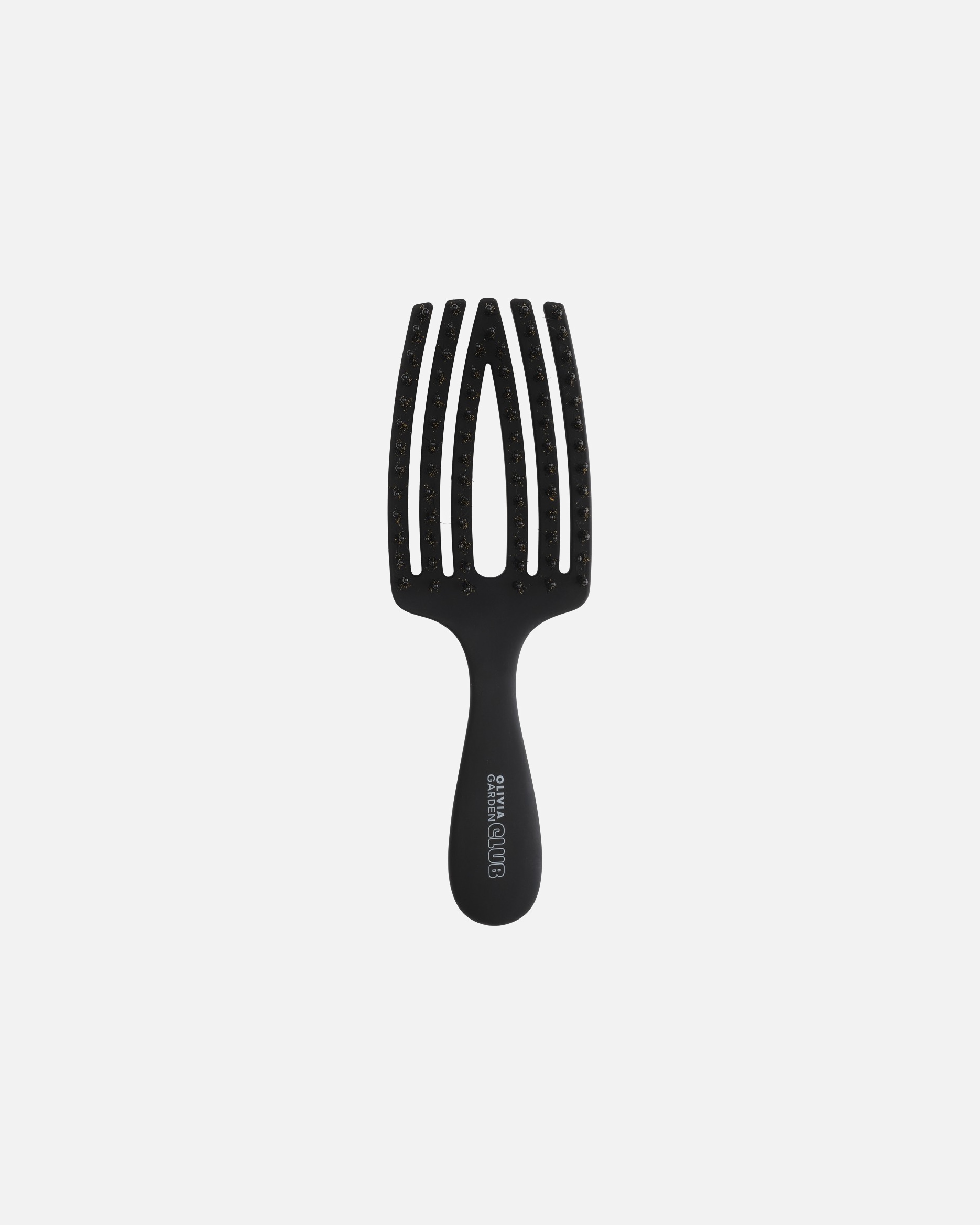 Accesorii styling pentru Unisex Olivia Garden Club THE NOMAD - Detangling & Shine Fingerbrush BLACK