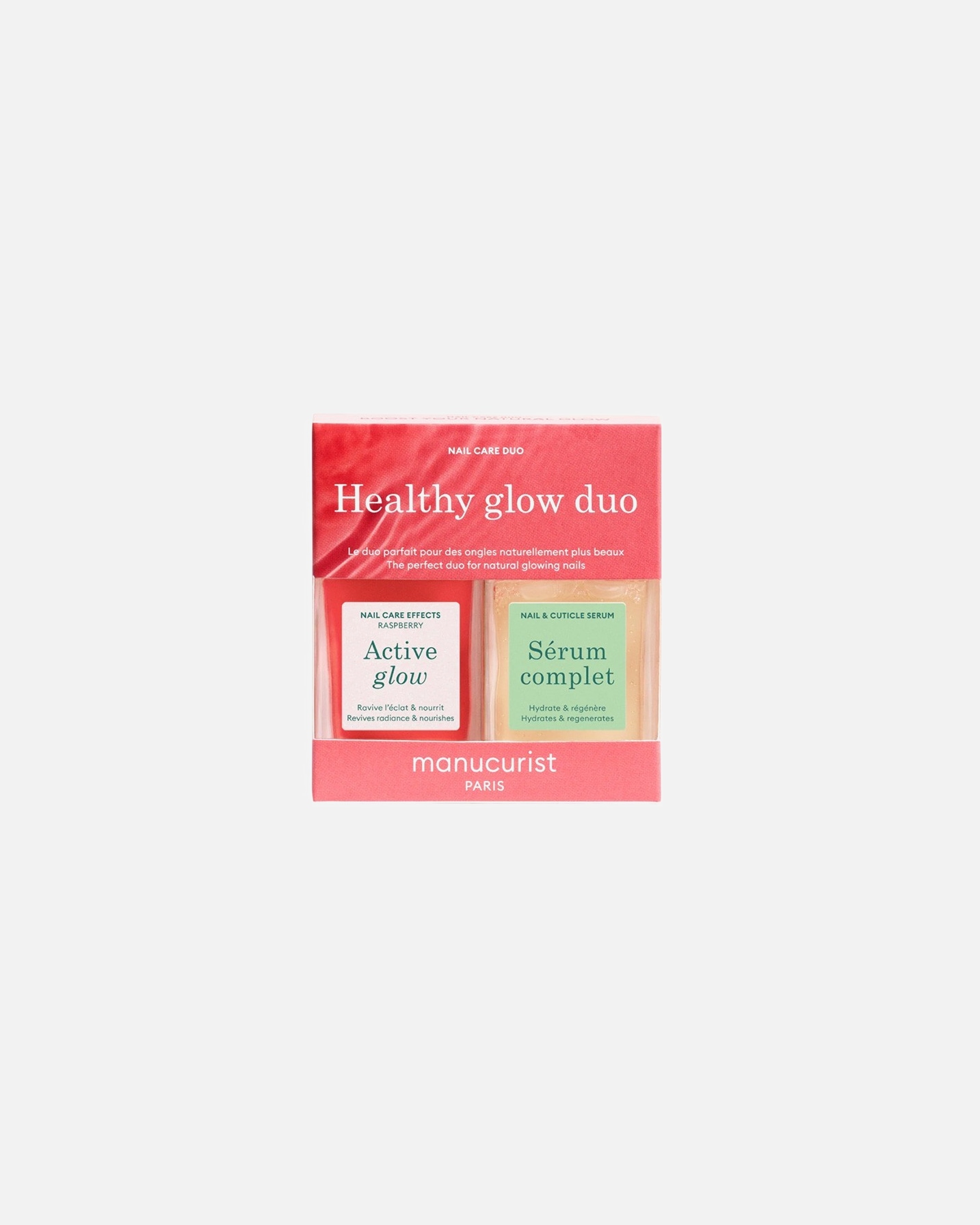 Set lacuri unghii pentru Unisex Healthy Glow Duo Set 1 bucată