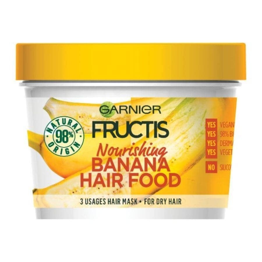 Masca pentru par pentru Garnier Fructis Hair Food Masca Hranitoare Banana 390 ml