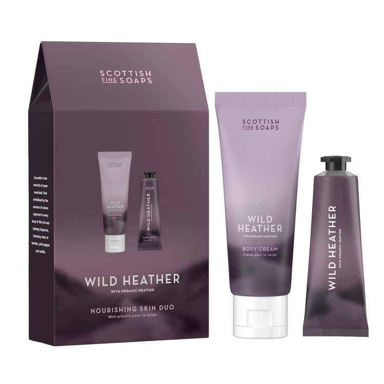 Set ingrijire corp pentru Scottish Fine Soaps Wild Heather Nourishing Skin Duo 1 buc.