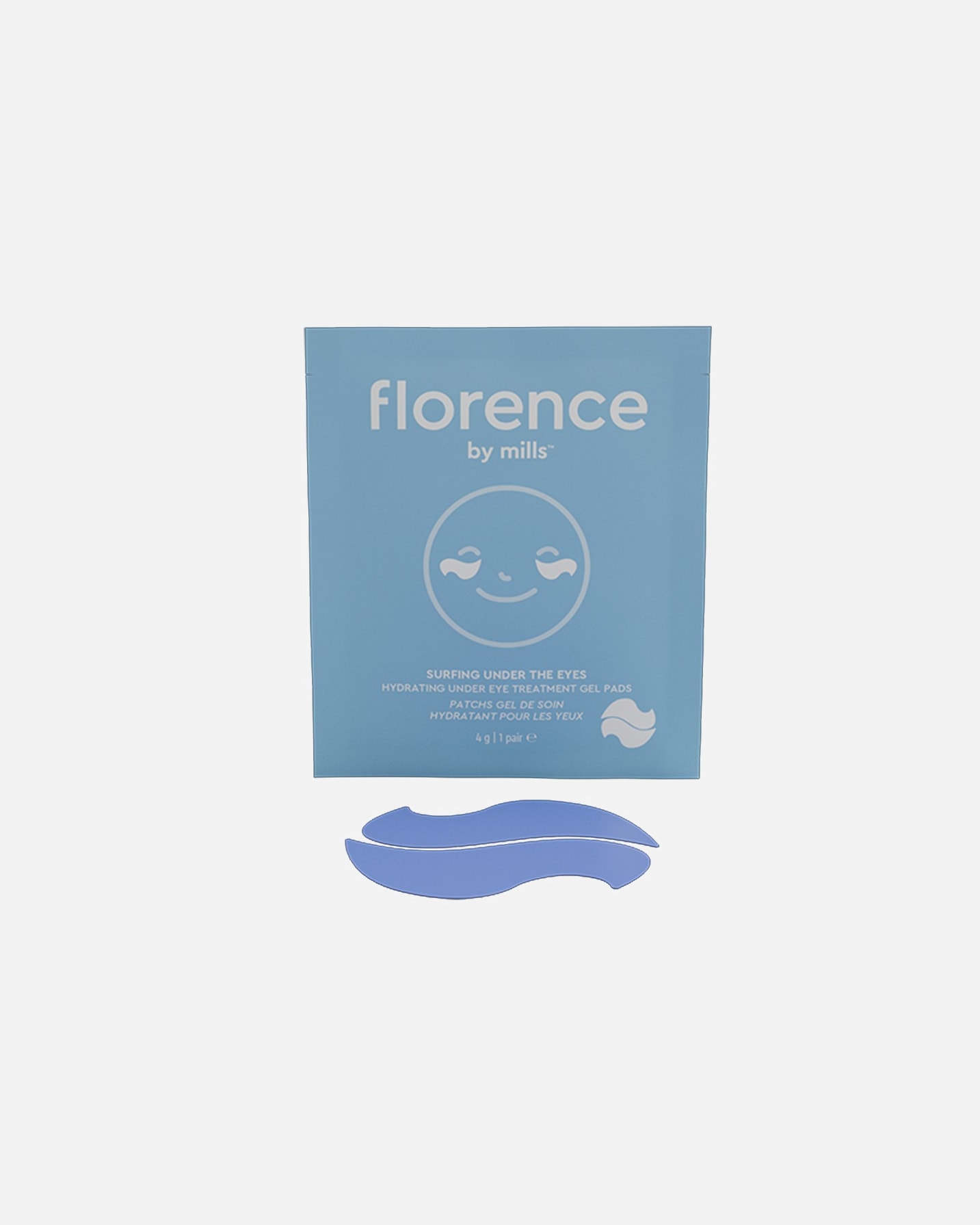 Patch-uri ochi pentru Unisex Florence By Mills Surfing Under The Eyes Hydrating Treatment Gel Pads 1 buc.