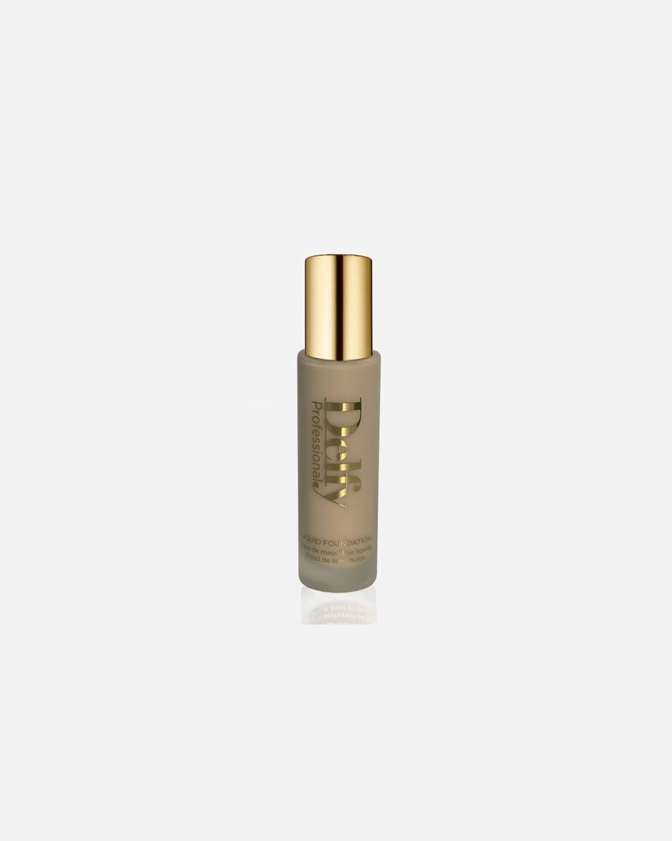 Fond de ten pentru Unisex Delfy Cosmetics Liquid Foundation Cappuccino 10