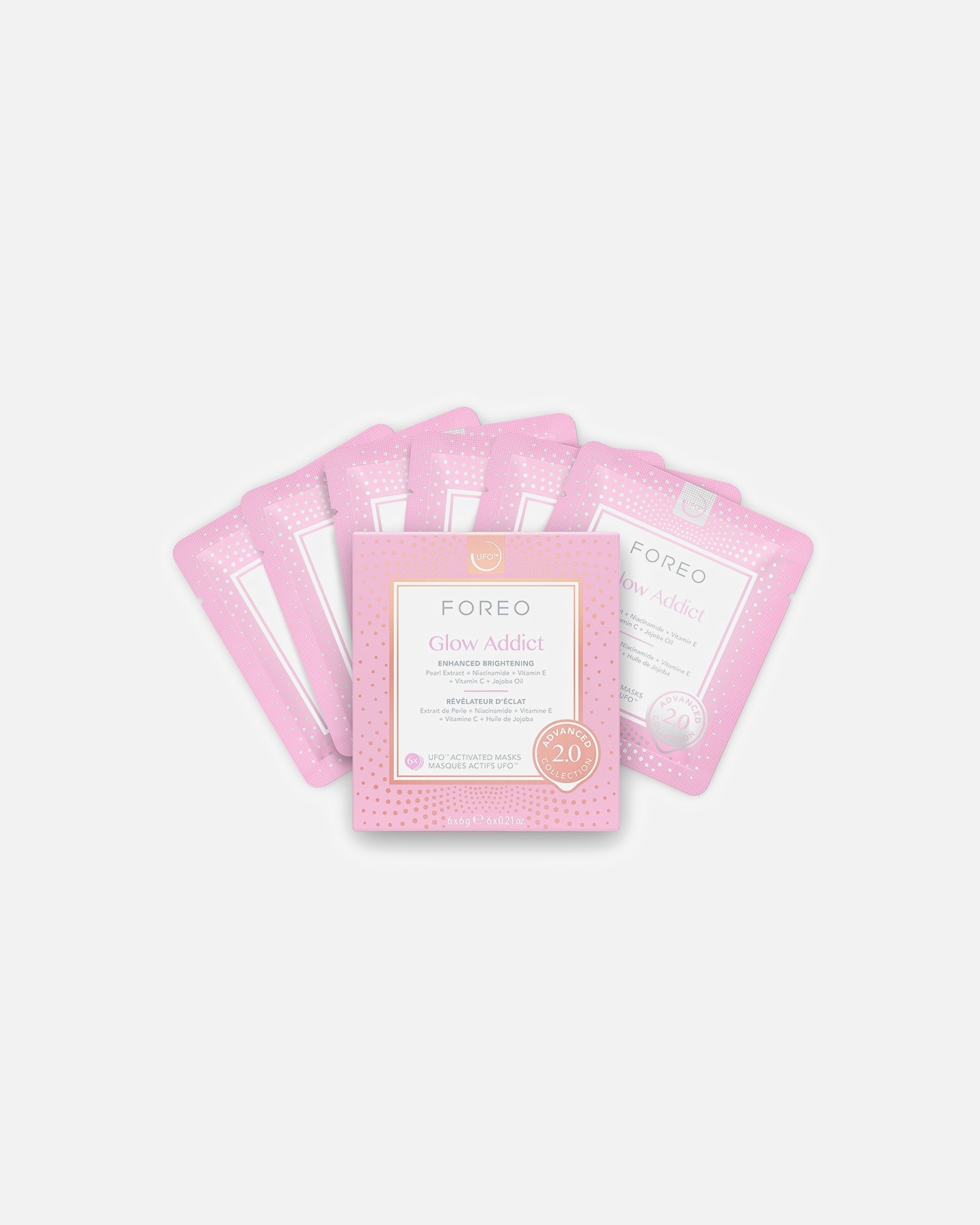 Masca hidratanta pentru Unisex FOREO UFO™ UFO Glow Addict Mask 36 g