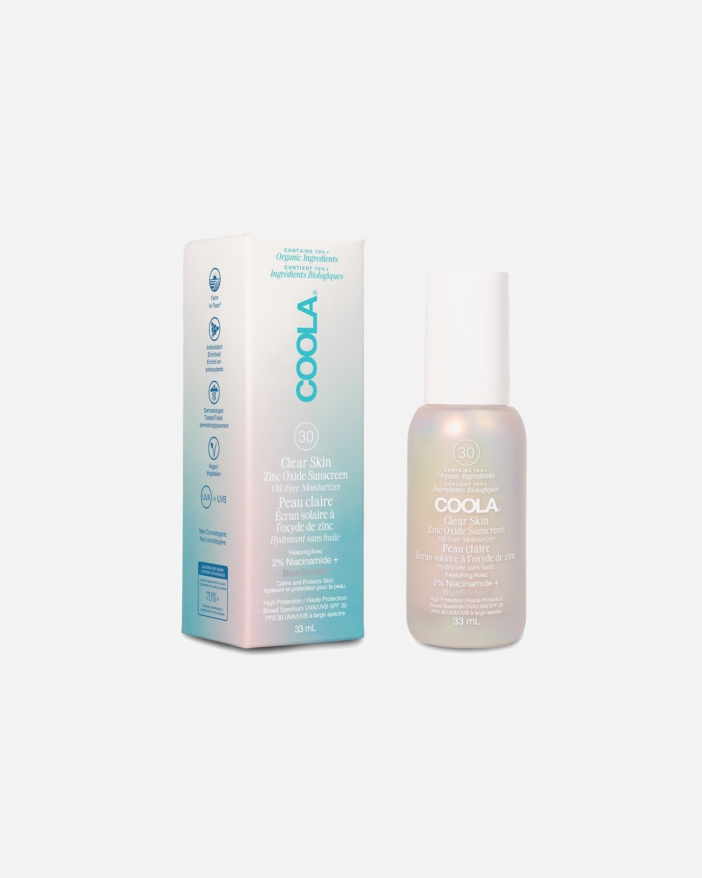 Crema solara pentru Unisex Clear Skin Mineral Sunscreen SPF30