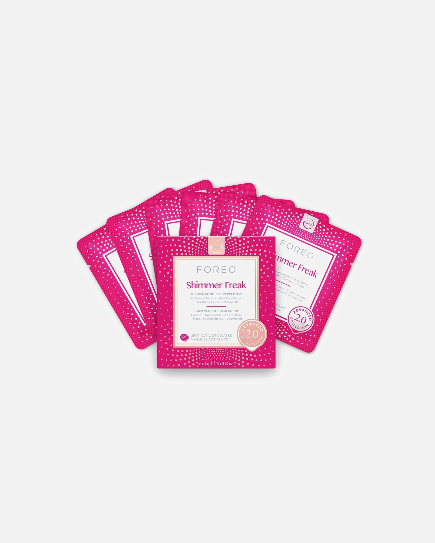 Masca iluminatoare pentru Unisex FOREO UFO™ UFO Shimmer Freak 2.0 Mask 36 g