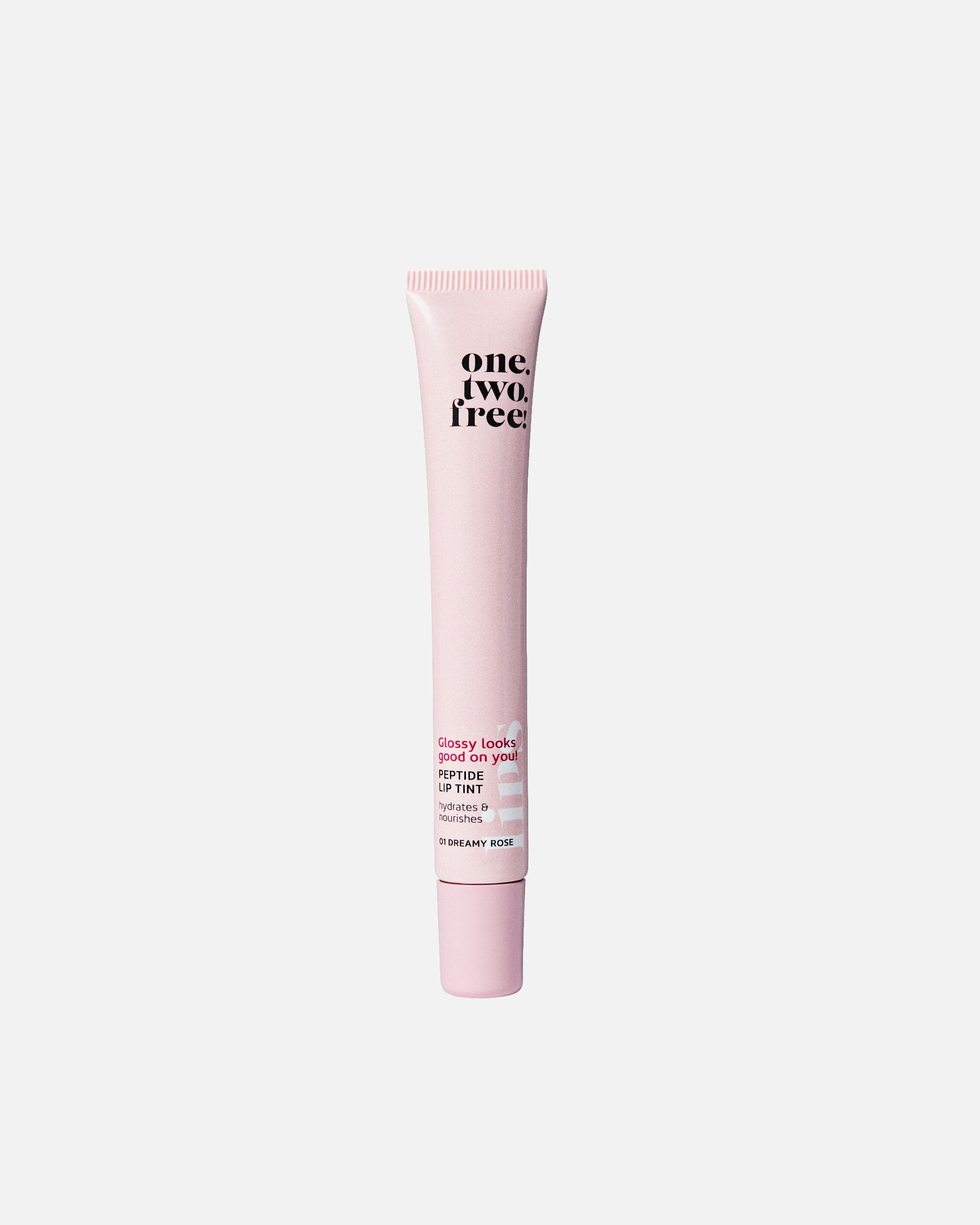 Culoare buze pentru Unisex one.two.free! Peptide Lip Tint 01 Dreamy Rose