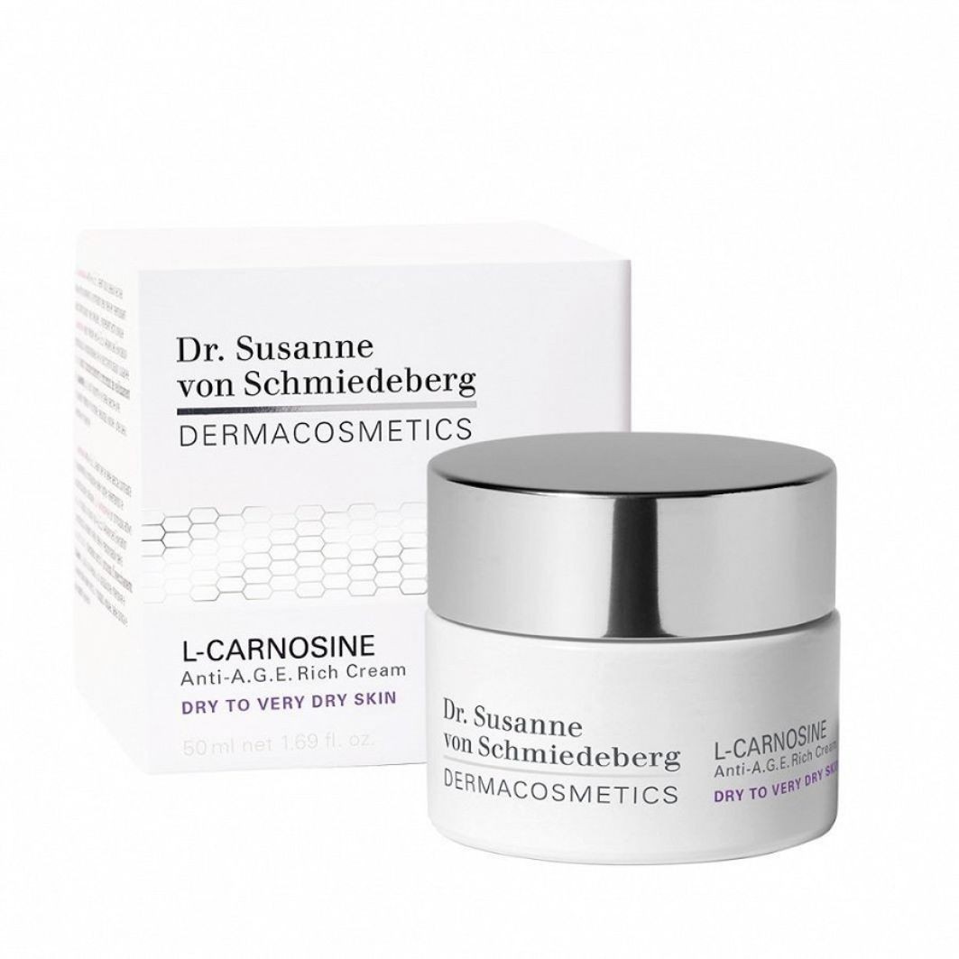 Crema de fata pentru Dr. Susanne von Schmiedeberg L-Carnosine L-Carnosine Anti-A.G.E. Cream Dry to Very Dry Skin 50 ml