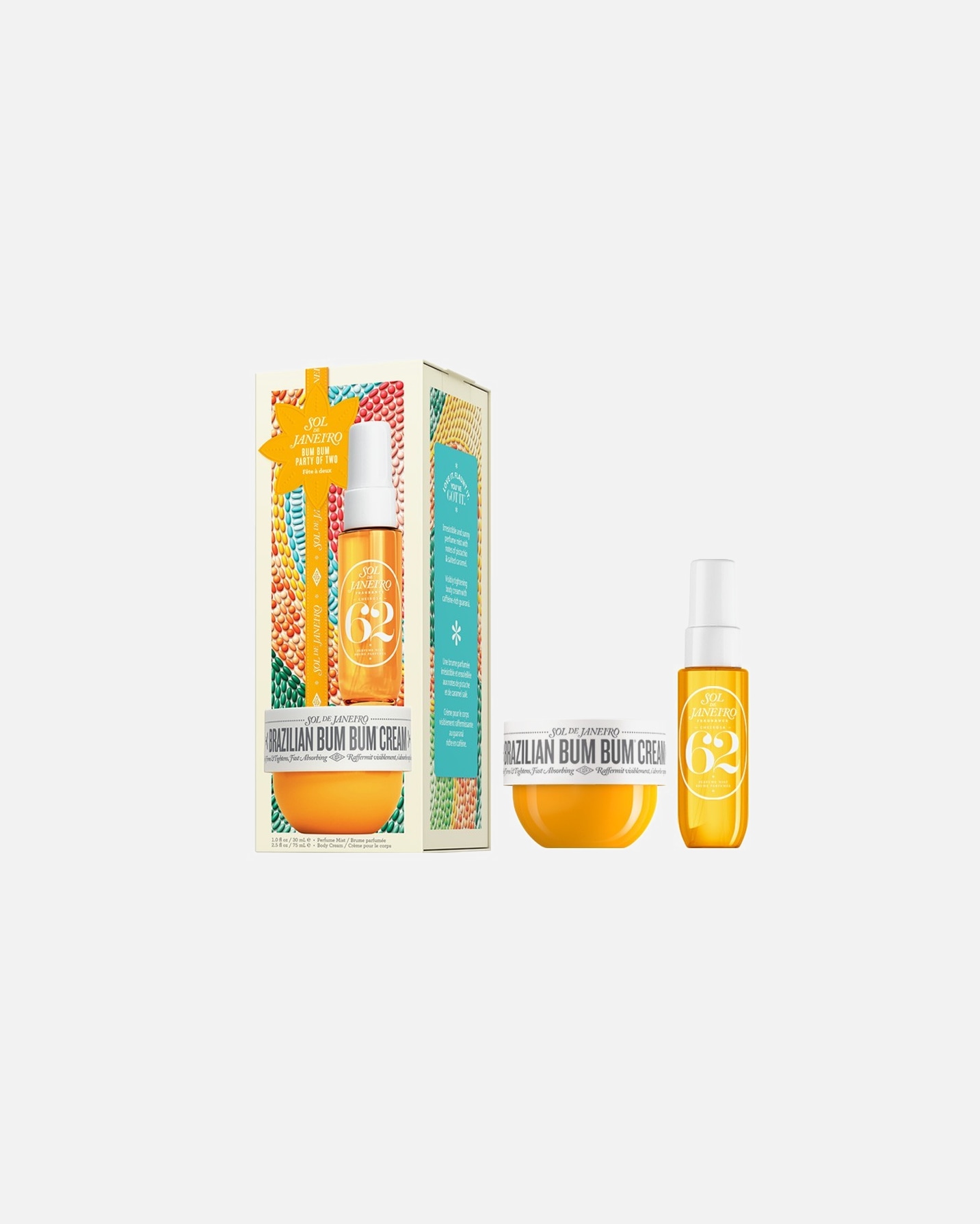 Set ingrijire corp pentru Unisex Sol de Janeiro Brazilian Crush Brazilian Crush Bum Bum Party of Two Gift Set 1 buc.