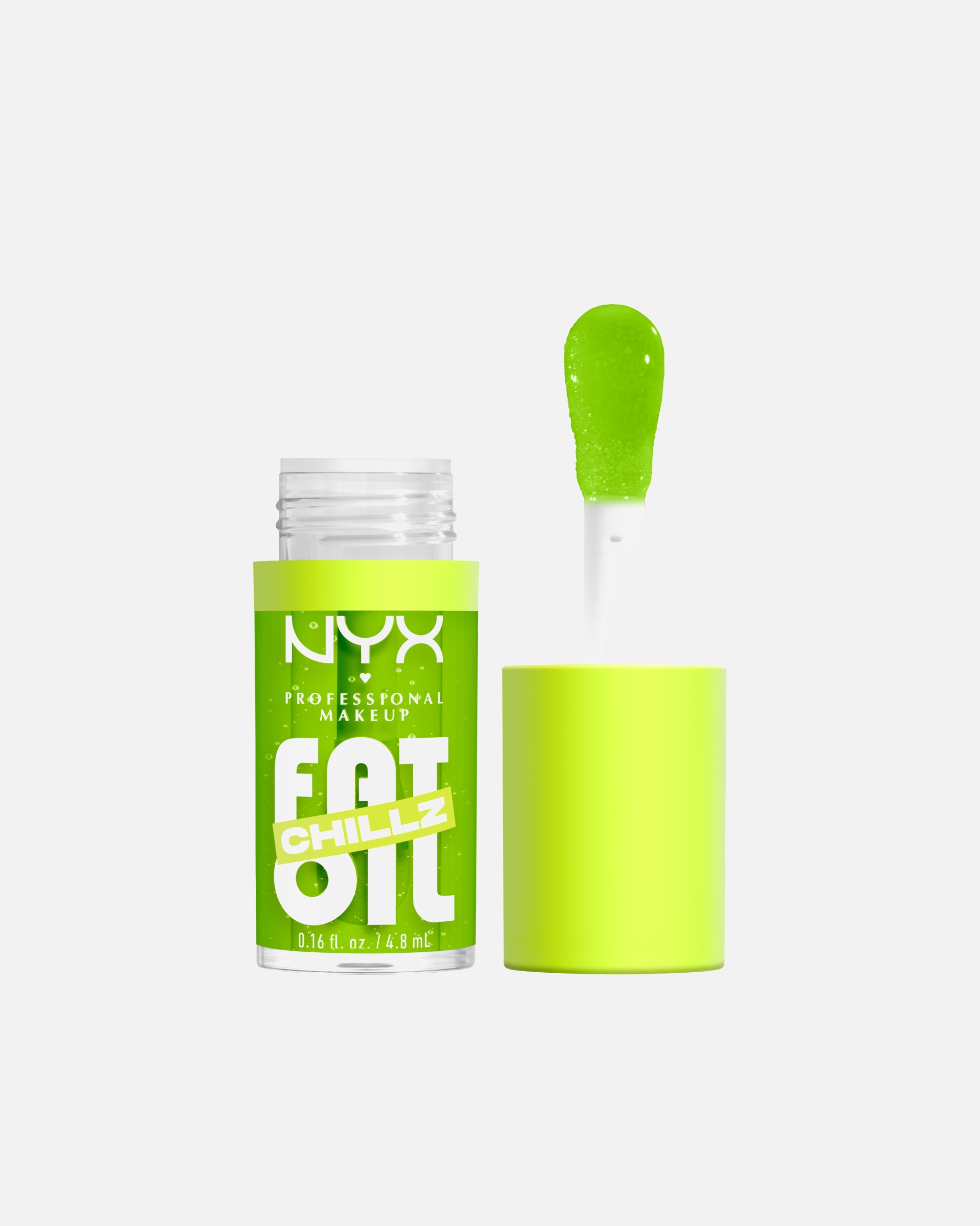 Gloss de buze pentru Unisex NYX Professional Makeup Fat Oil Lip Drip Chillz 19 - Kiwi Freezie - Jelly Lime