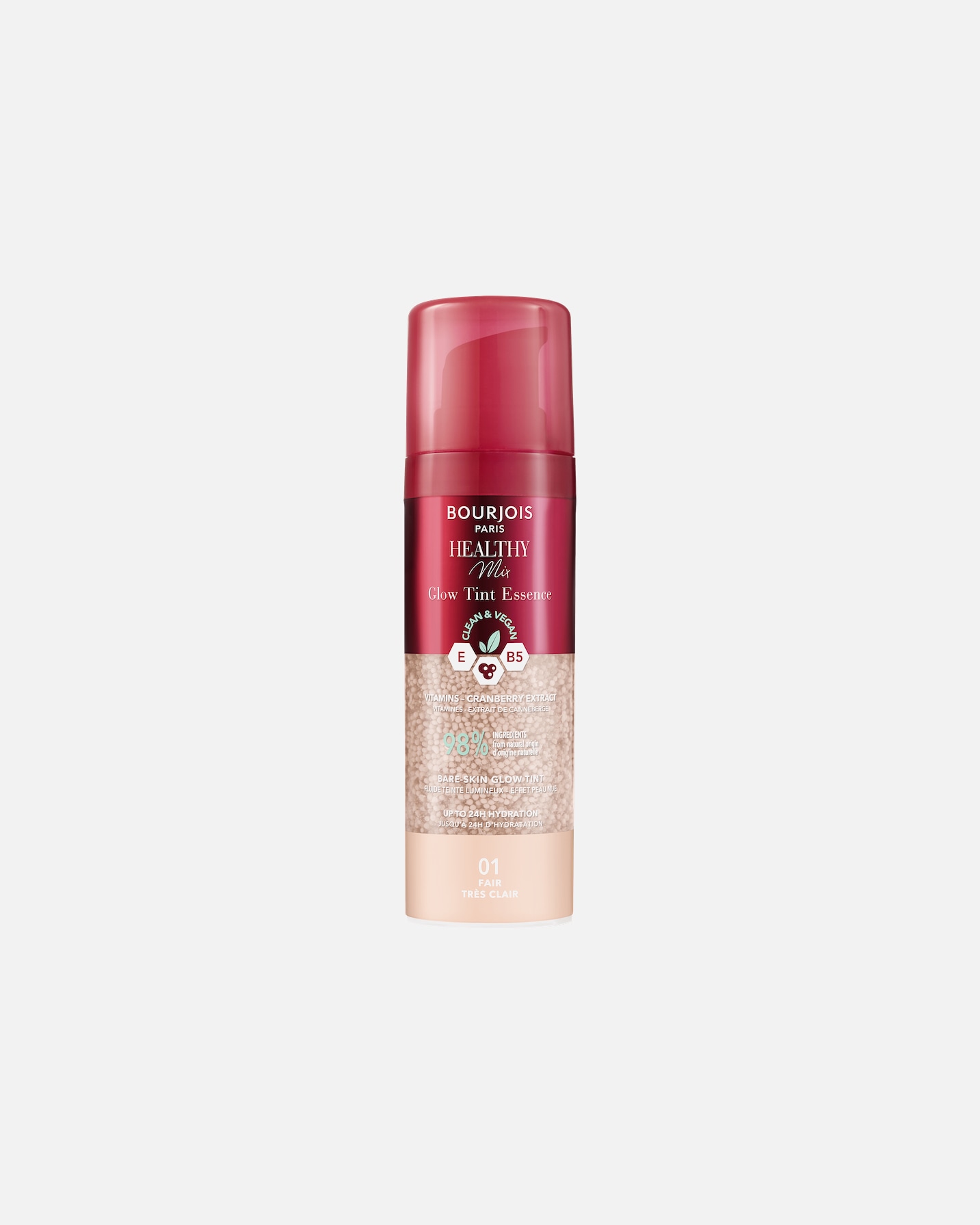 Fond de ten pentru Unisex Bourjois Glow Tint Essence 01 Fair