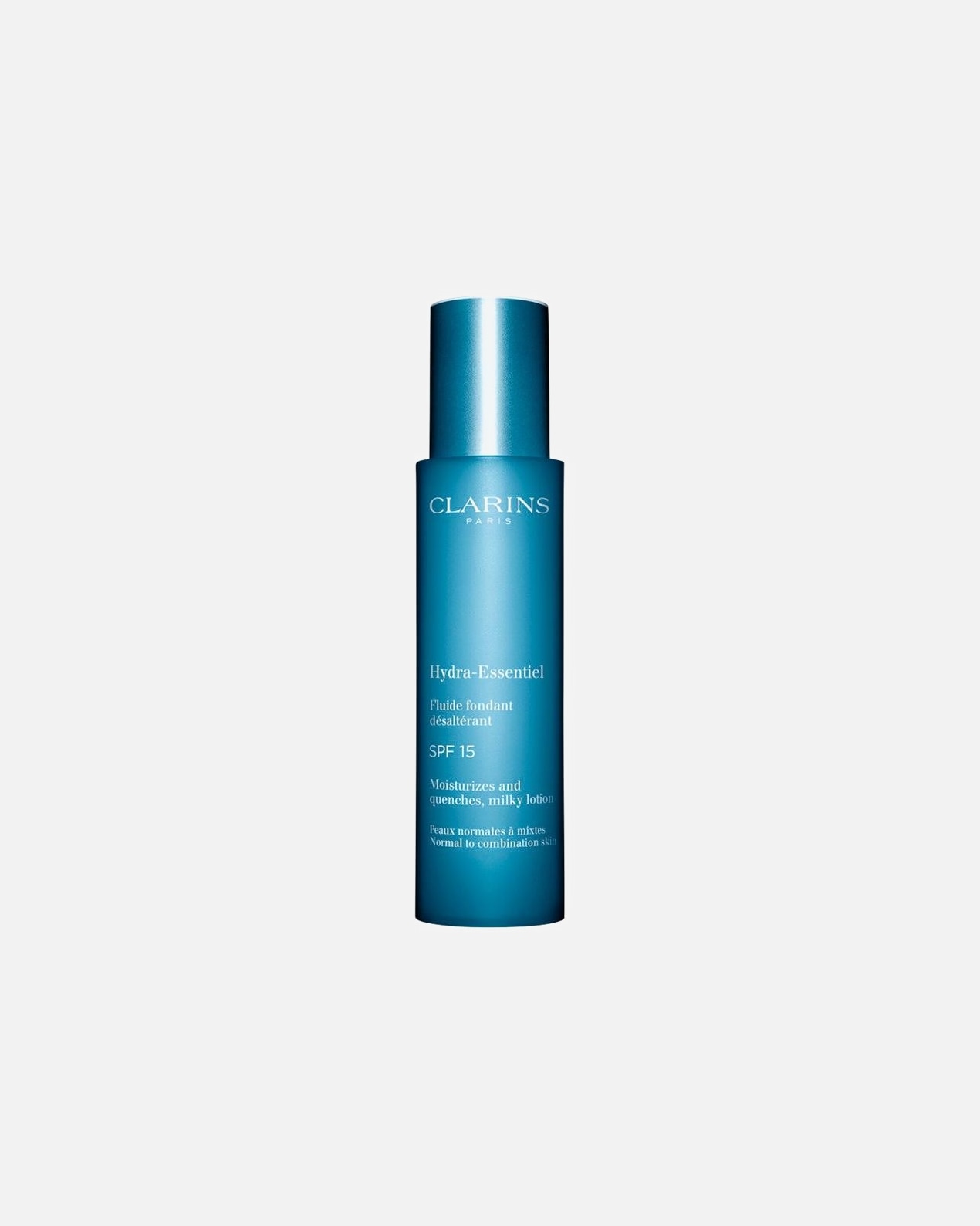 Crema de fata pentru Unisex Clarins Hidratare si protectie solara Hydra-Essentiel Fluide Fondant Désaltérant SPF 15 50 ml