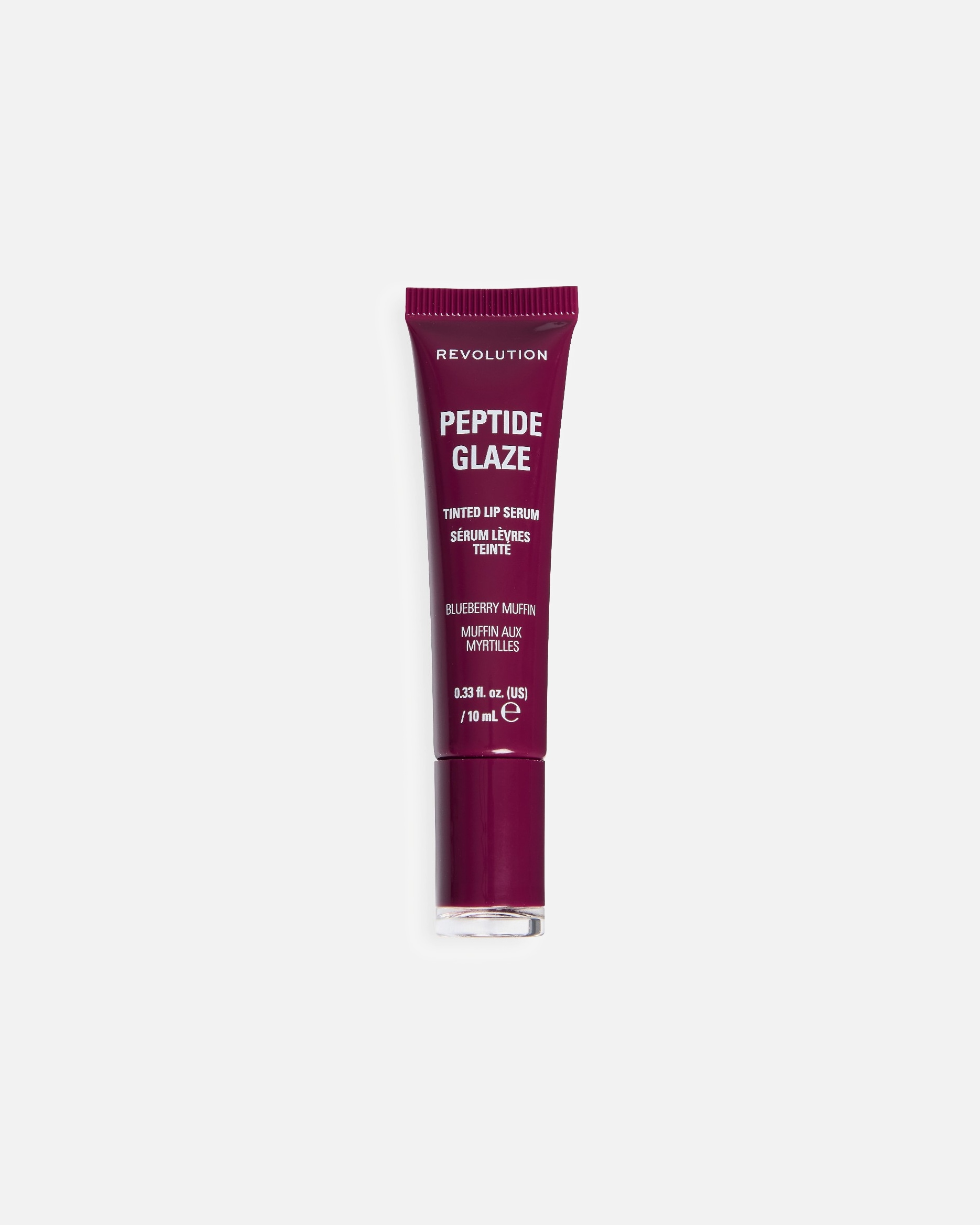 Gloss de buze pentru Unisex REVOLUTION TINTED PEPTIDE GLAZE BLUEBERRY MUFFIN