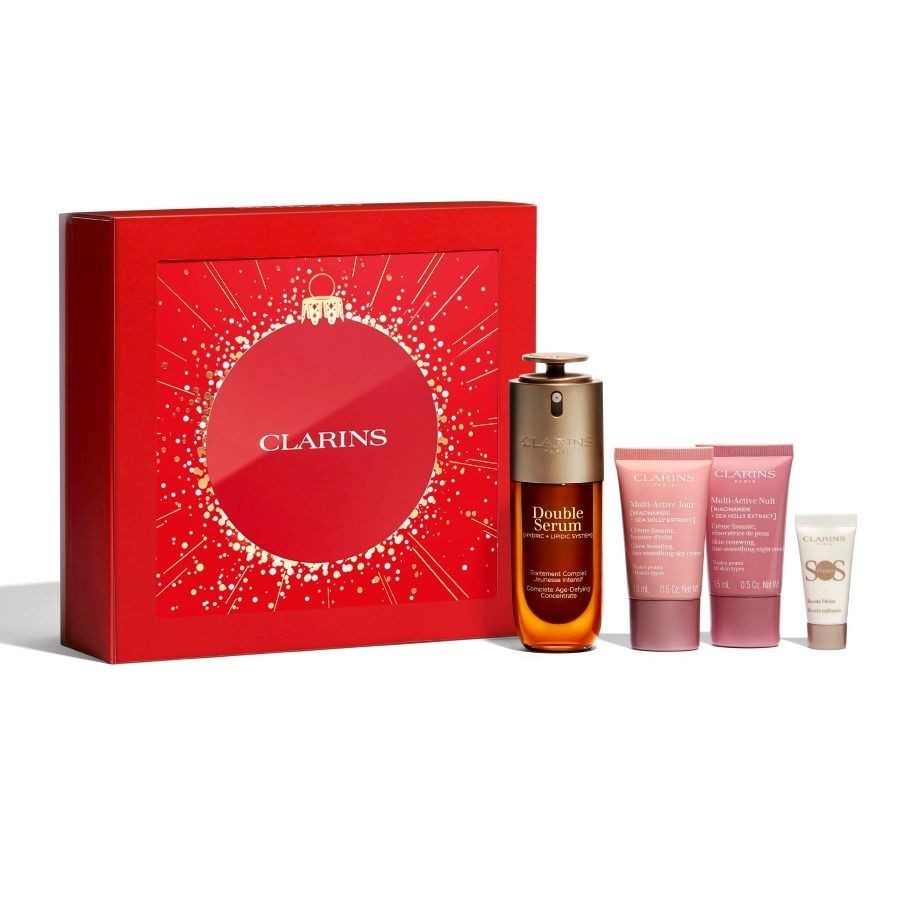 Set ingrijire corp pentru Clarins Double Serum & Multi Active Gift Set 1 buc.