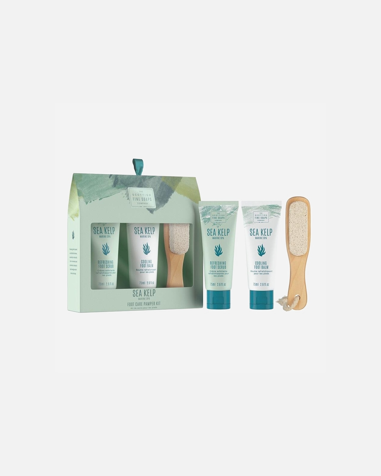 Set pentru ingrijirea picioarelor pentru Unisex Scottish Fine Soaps Sea Kelp Marine Spa Footcare Pamper Kit 1 buc.