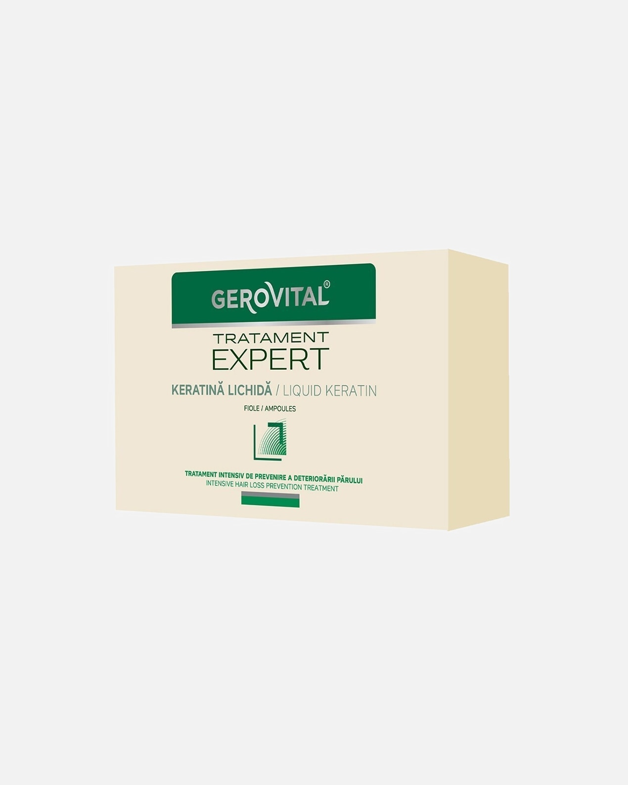 Set pentru ingrijirea faciala pentru Unisex Gerovital Default Brand Line Liquid Keratine Ampoules 1 buc.