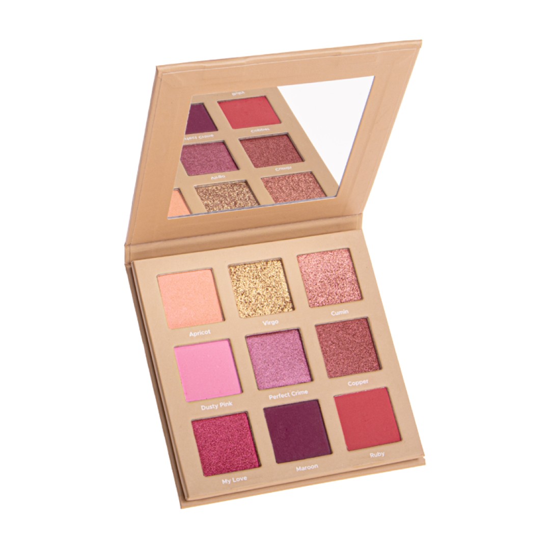 Fard de pleoape pentru COLOR CARE Eyeshadow Pallet Scarlet