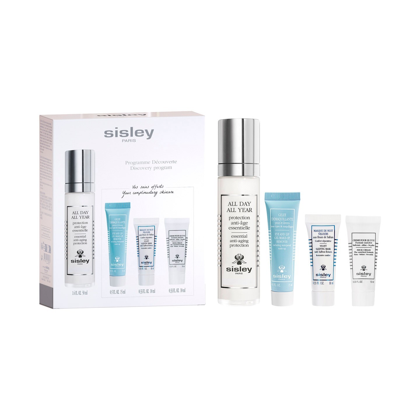 Set pentru ingrijirea faciala pentru Sisley All Day Year Discovery Gift Set 1 buc.