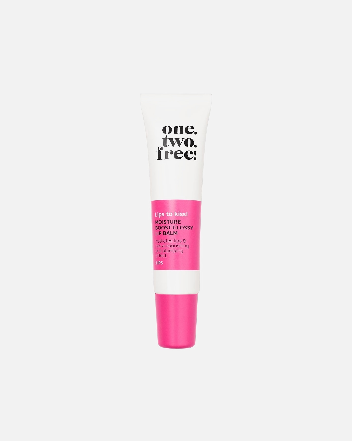 Balsam de buze pentru Unisex one.two.free! Moisture Boost Glossy Lip Balm 03 - Proud Pink