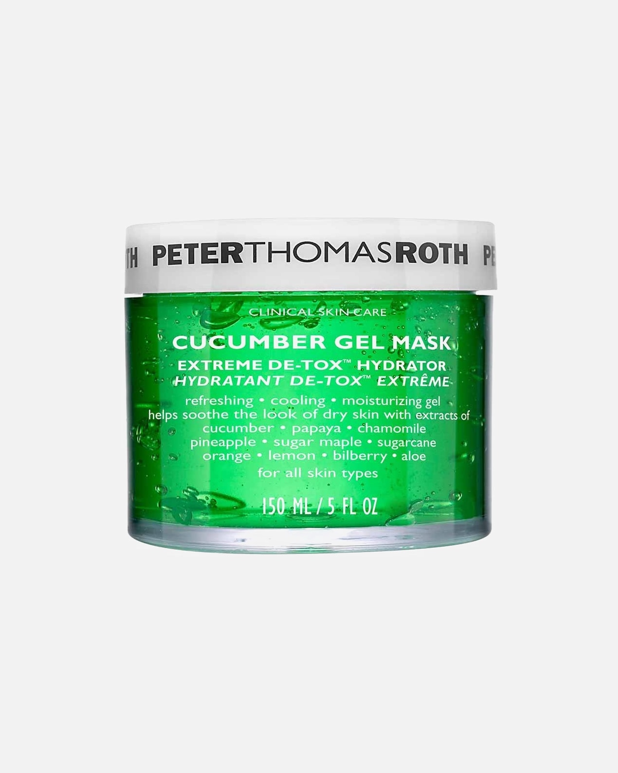 Masca hidratanta pentru Unisex Peter Thomas Roth Cucumber Gel Mask