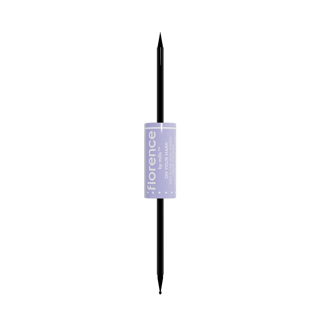 Eyeliner pentru Florence By Mills On Your Mark Dot & Line Dual-Ended Liquid Eyeliner NOIR