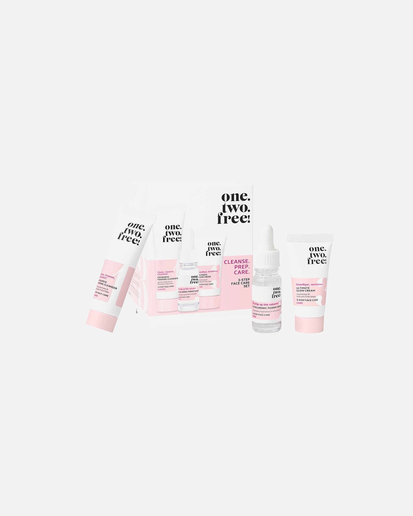 Set pentru ingrijirea faciala pentru Unisex one.two.free! Starter Kit 1 buc.