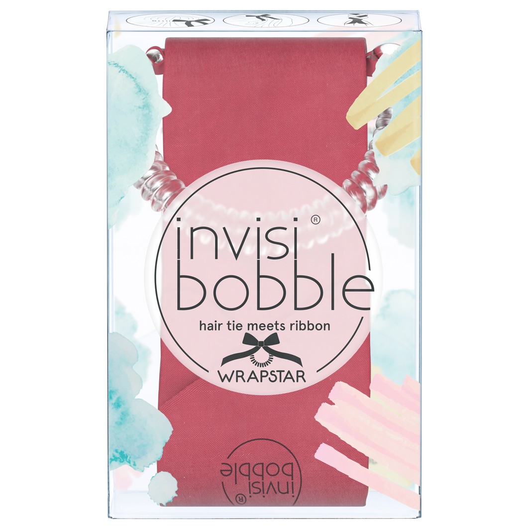 Elastic pentru par pentru Invisibobble Wrapstar Machu Peachu 1 buc.