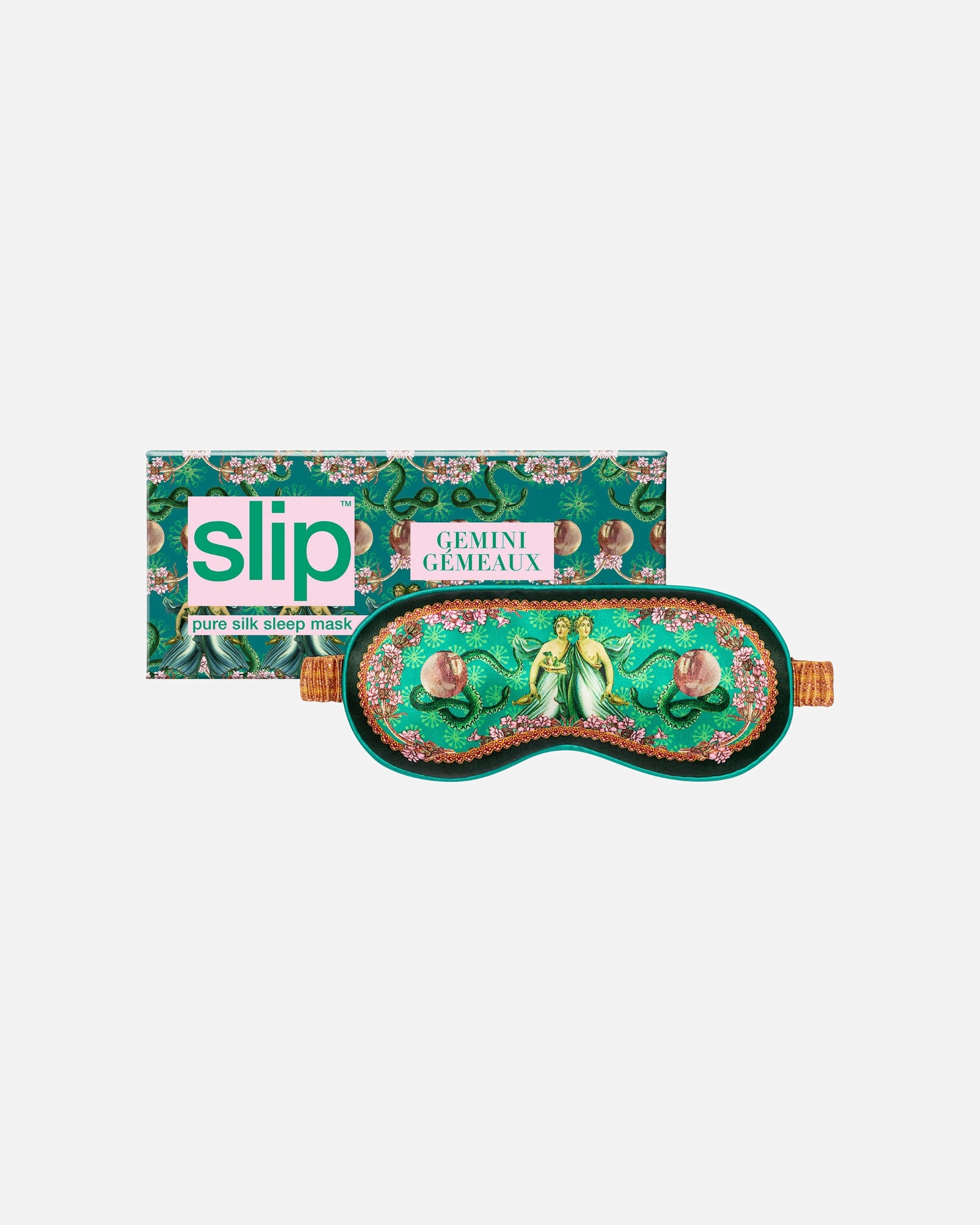 Masca pentru somn pentru Unisex Slip slip pure silk sleep mask - zodiac - gemini