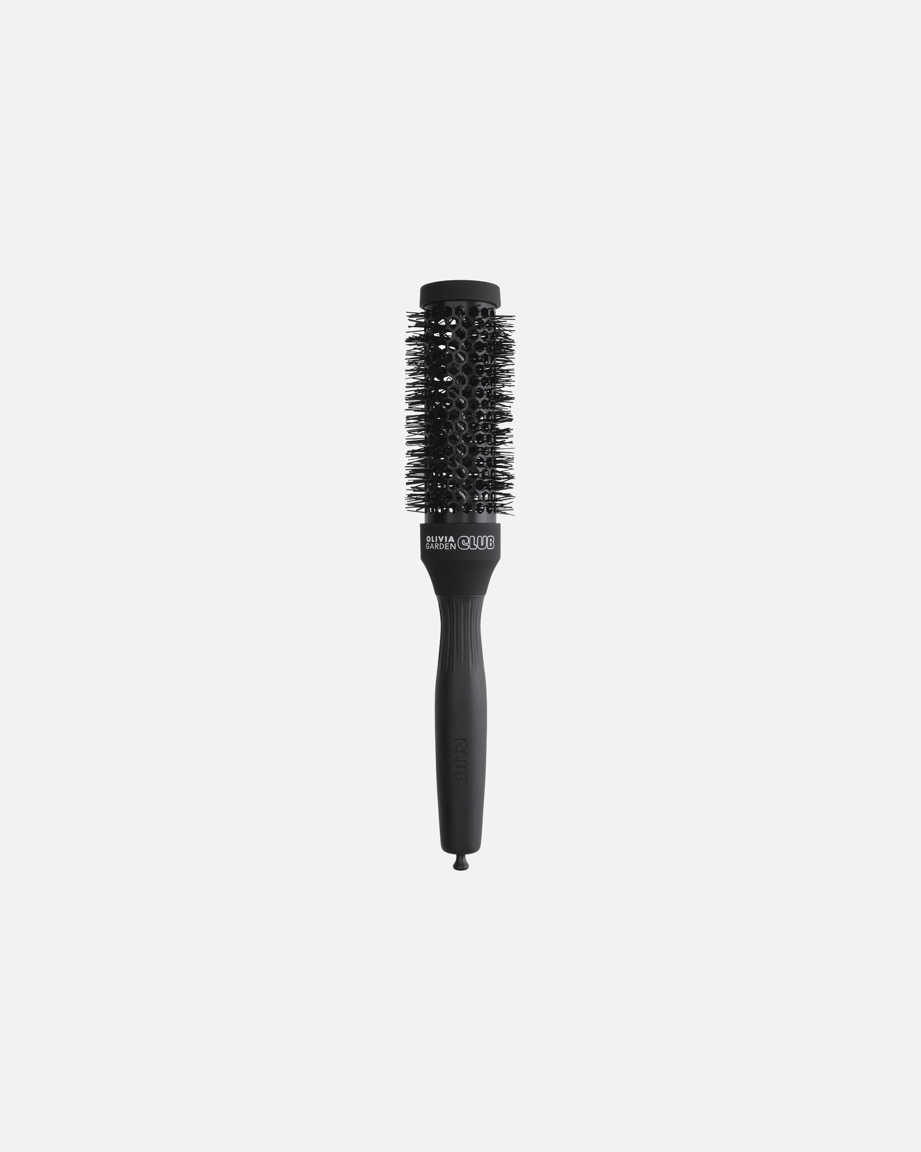 Perie rotunda pentru Femei Olivia Garden Club THE GLOW - Blowout Ceramic Round Brush Black S 1 buc.