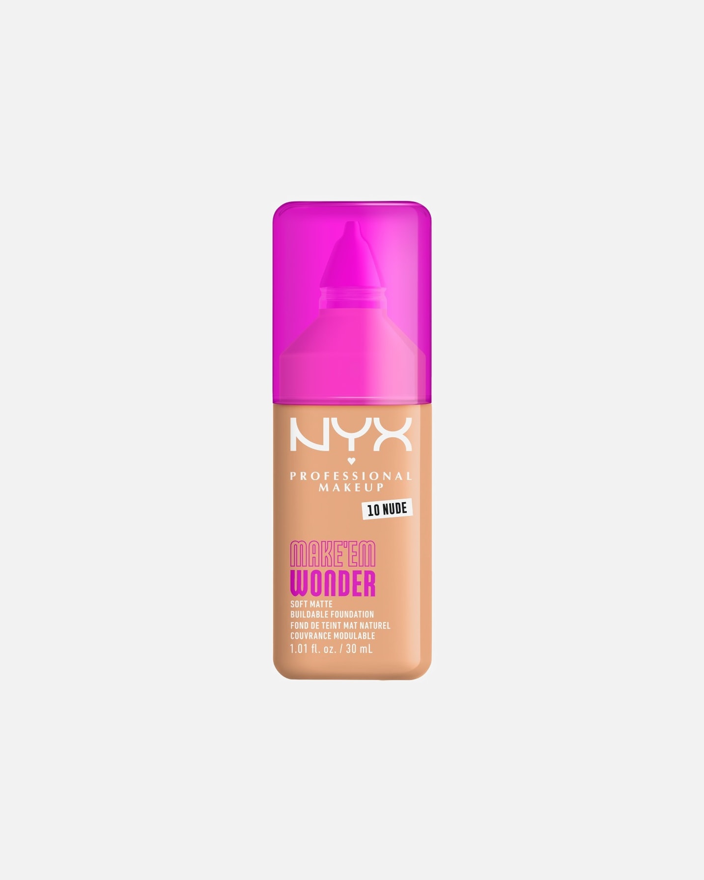Fond de ten pentru Femei NYX Professional Makeup Make 'EM Wonder Foundation 10 Nude