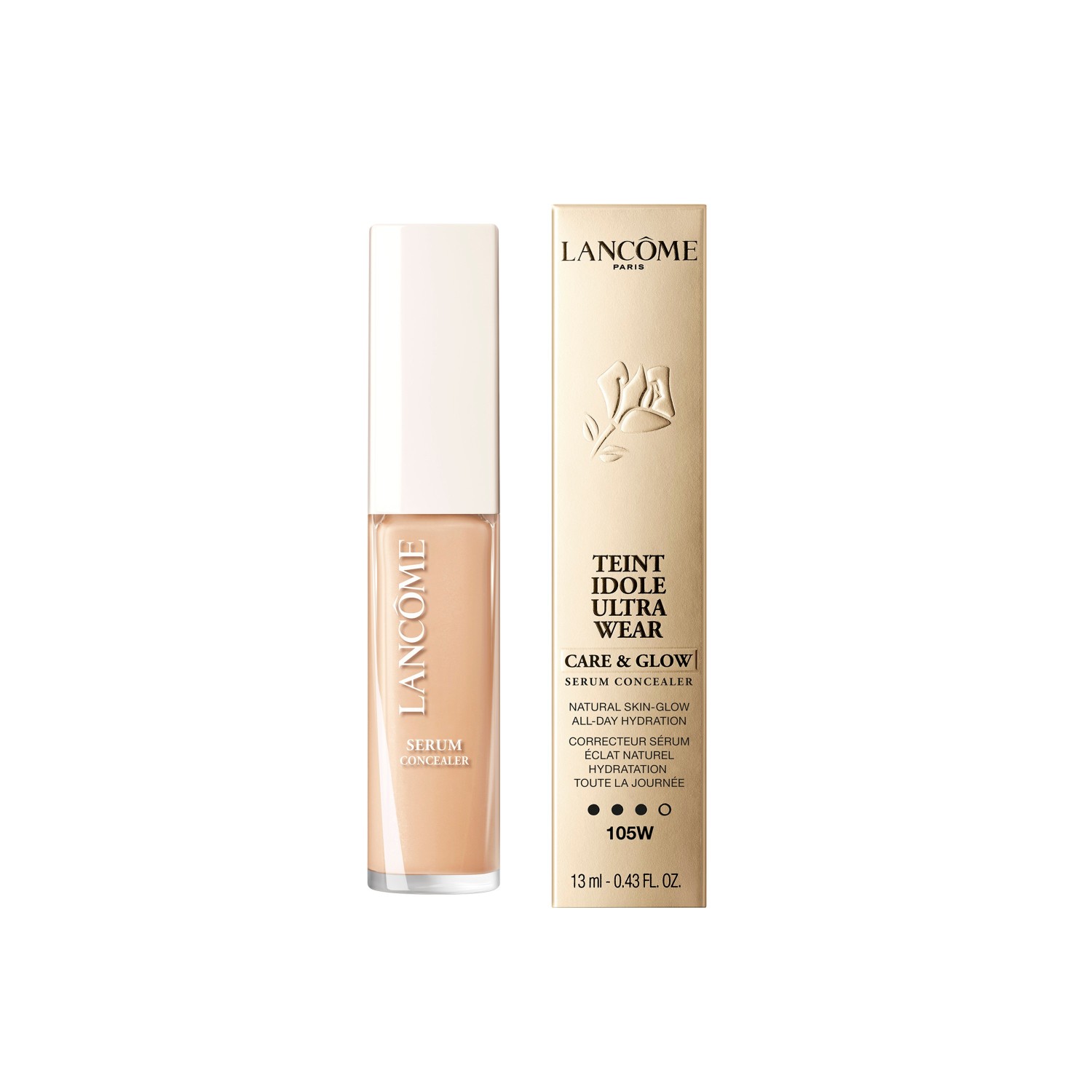Corector pentru Lancôme Teint Idole Ultra Wear Teint Idole Ultra Wear Care & Glow Serum Concealer 105C