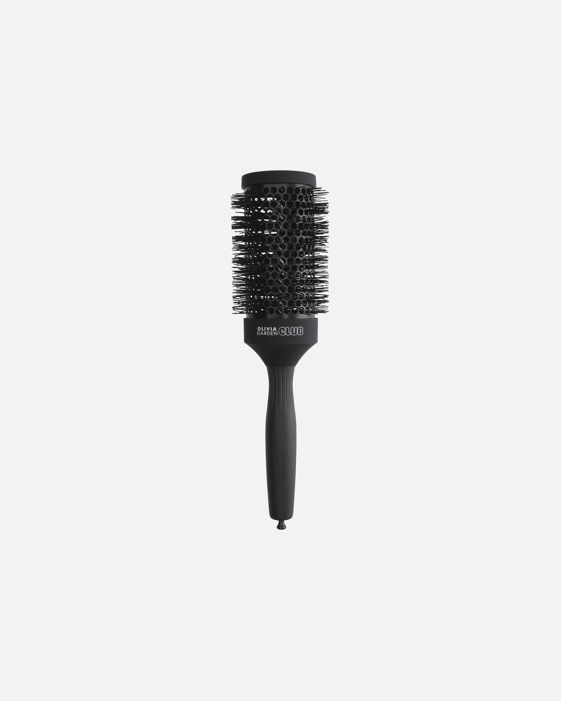 Perie rotunda pentru Femei Olivia Garden Club THE GLOW - Blowout Ceramic Round Brush Black L 1 buc.
