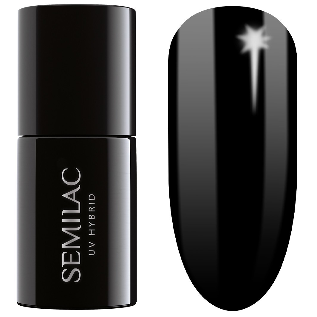 Lac unghii UV pentru Semilac UV Gel Polish 300 - Perfect Black