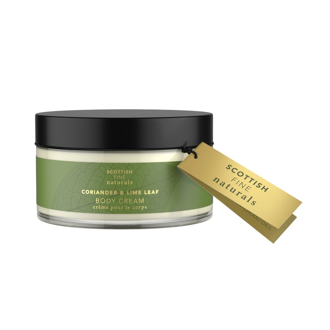 Crema de corp pentru Scottish Fine Soaps Coriander & Lime Leaf Body Cream 200 ml