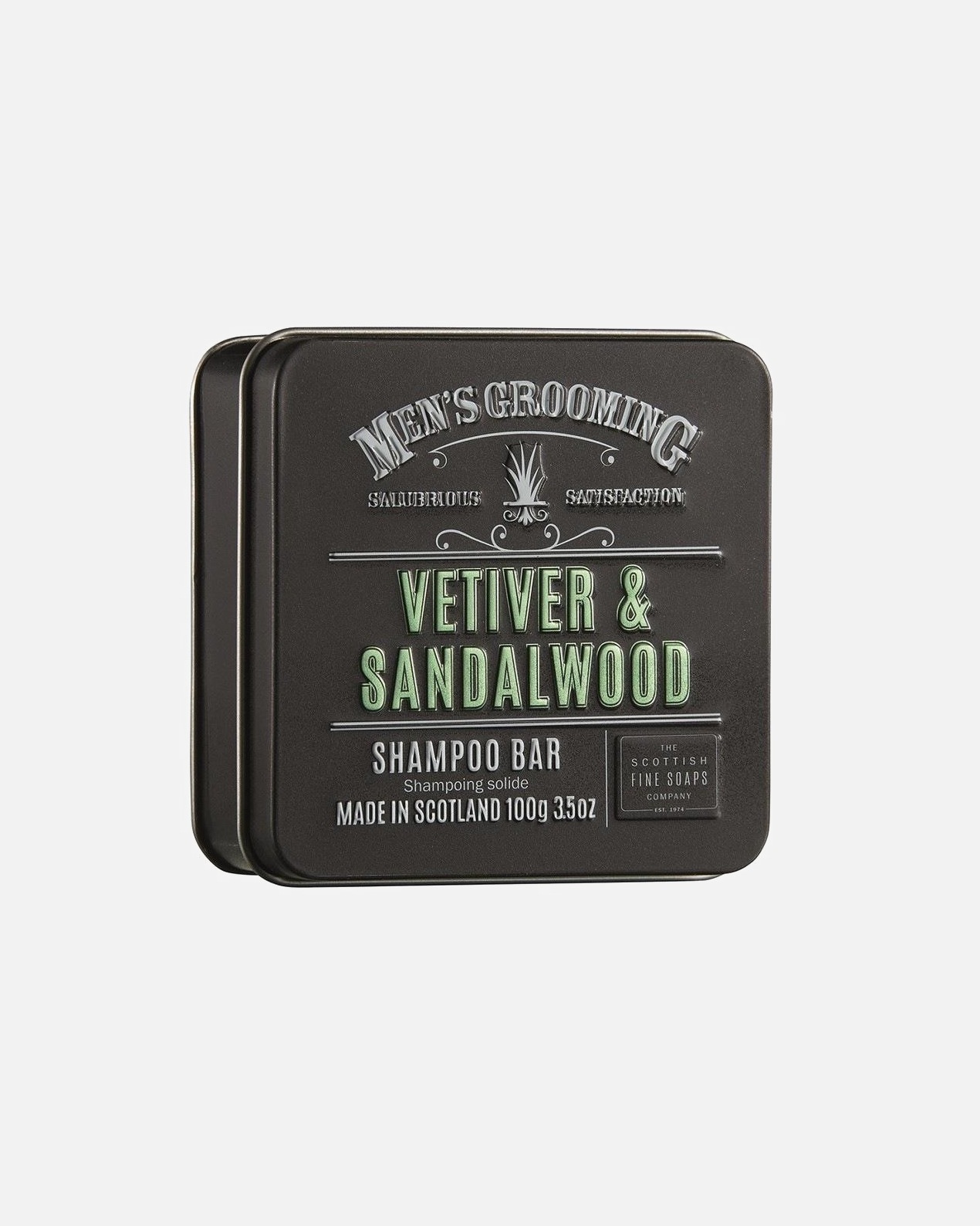 Sampon pentru Unisex Scottish Fine Soaps Vetiver & Sandalwood Shampoo Bar 100 g