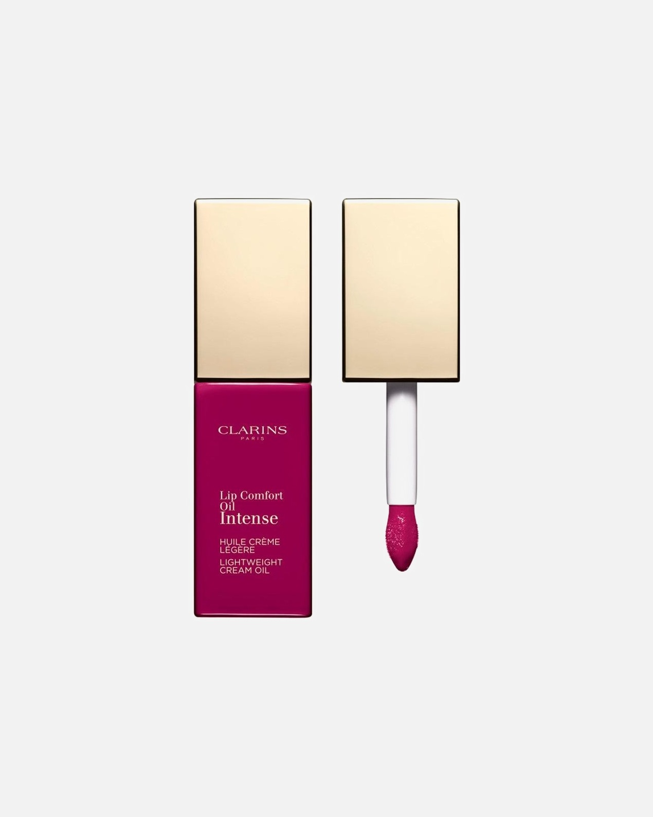 Gloss de buze pentru Unisex Clarins Lip Comfort Oil Intense Lip Gloss 02 - Plum