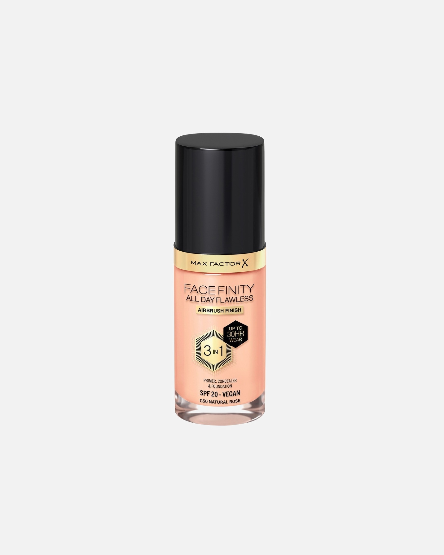 Fond de ten pentru Unisex Max Factor Facefinity All Day Flawless Foundation 50 Natural Rose
