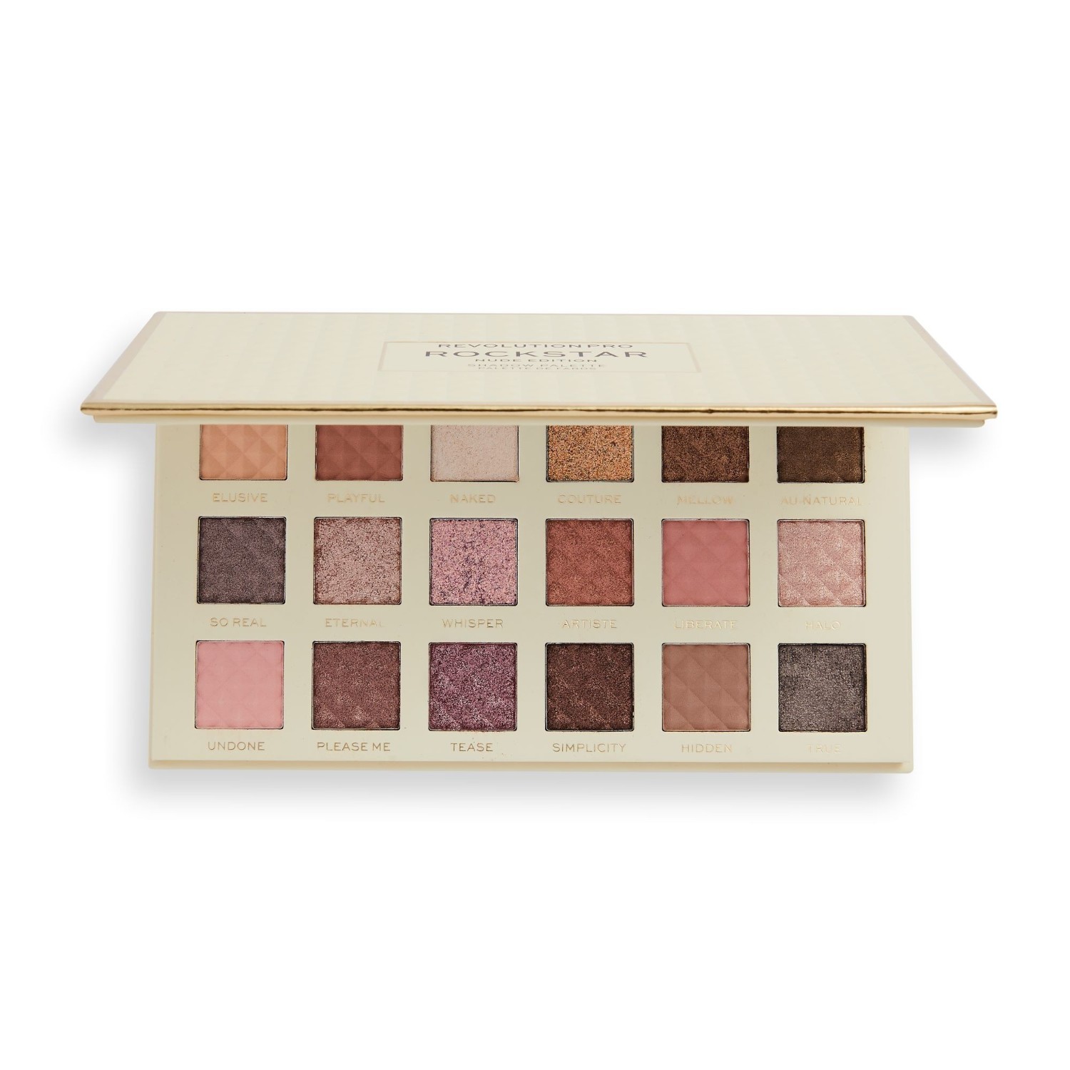 Fard de pleoape pentru Revolution Pro Pro Rockstar Shadow Palette Nude Edition NUDE