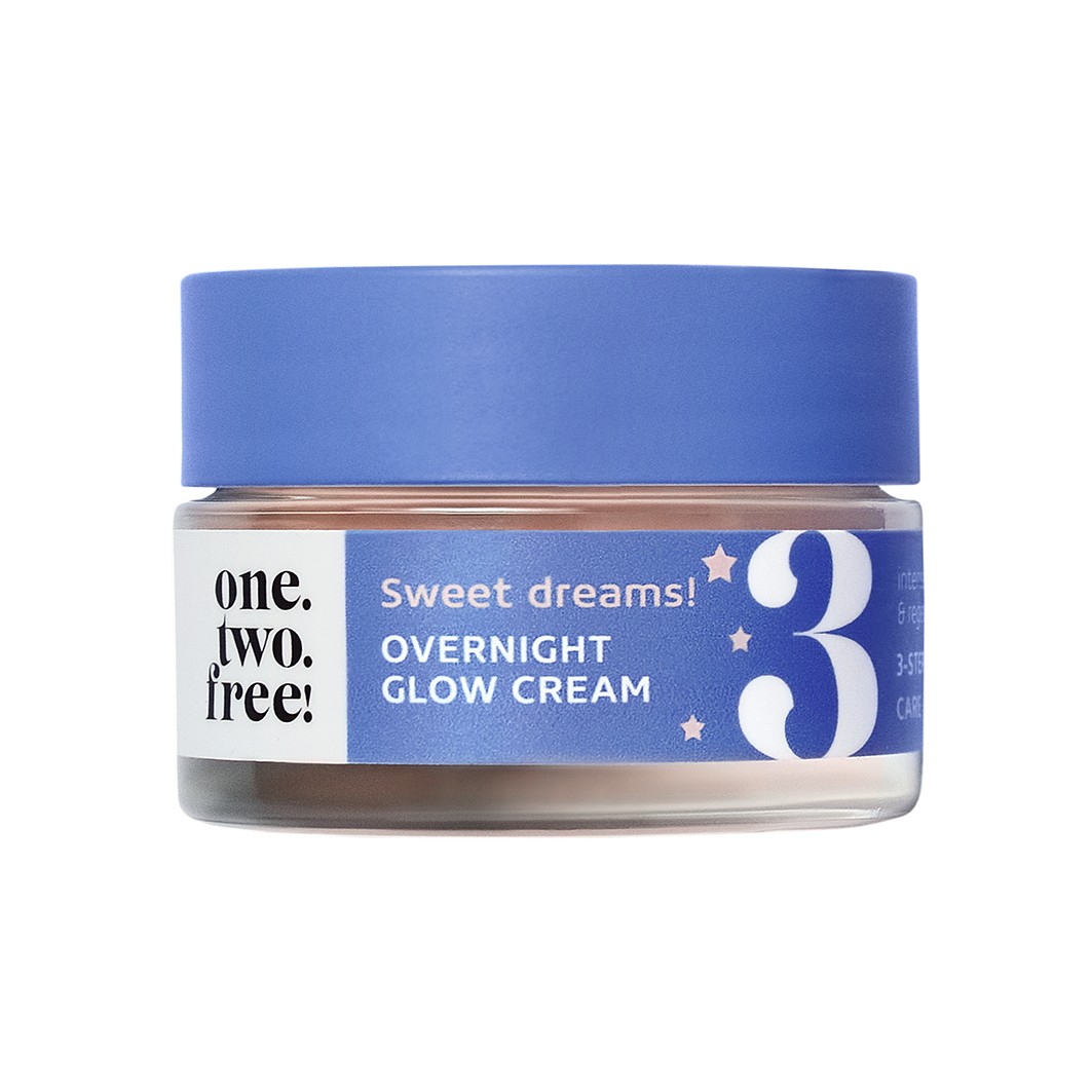 Crema de noapte pentru one.two.free! Overnight Glow Cream 15 ml