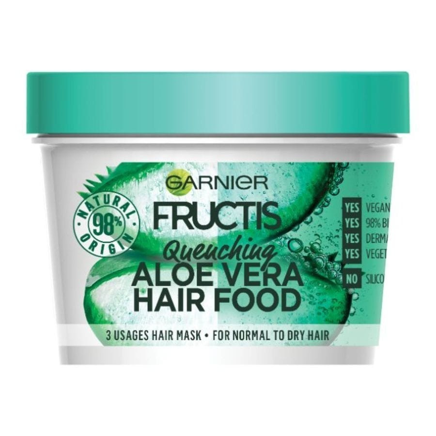 Masca pentru par pentru Garnier Fructis Hair Food Masca Hidratanta Aloe Vera 390 ml