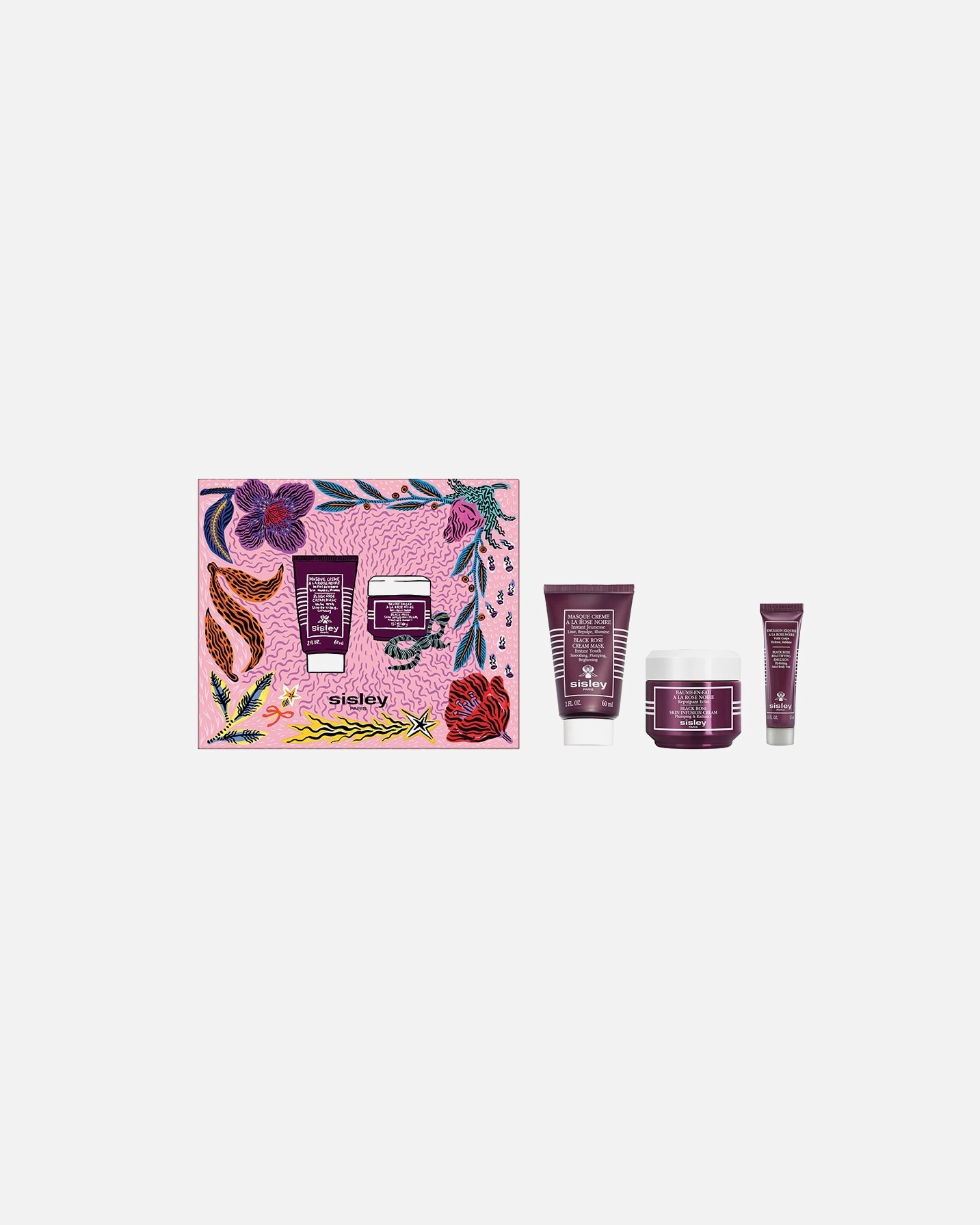 Set pentru ingrijirea faciala pentru Unisex Sisley Rose Noire BLACK ROSE DUO 1 buc