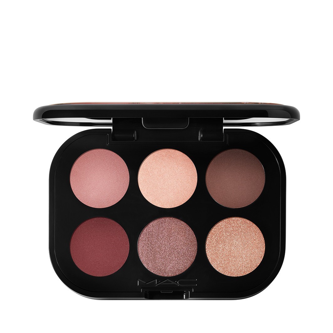 Fard de pleoape pentru MAC Connect In Colour Eye Shadow Palette x6 Embedded Burgundy