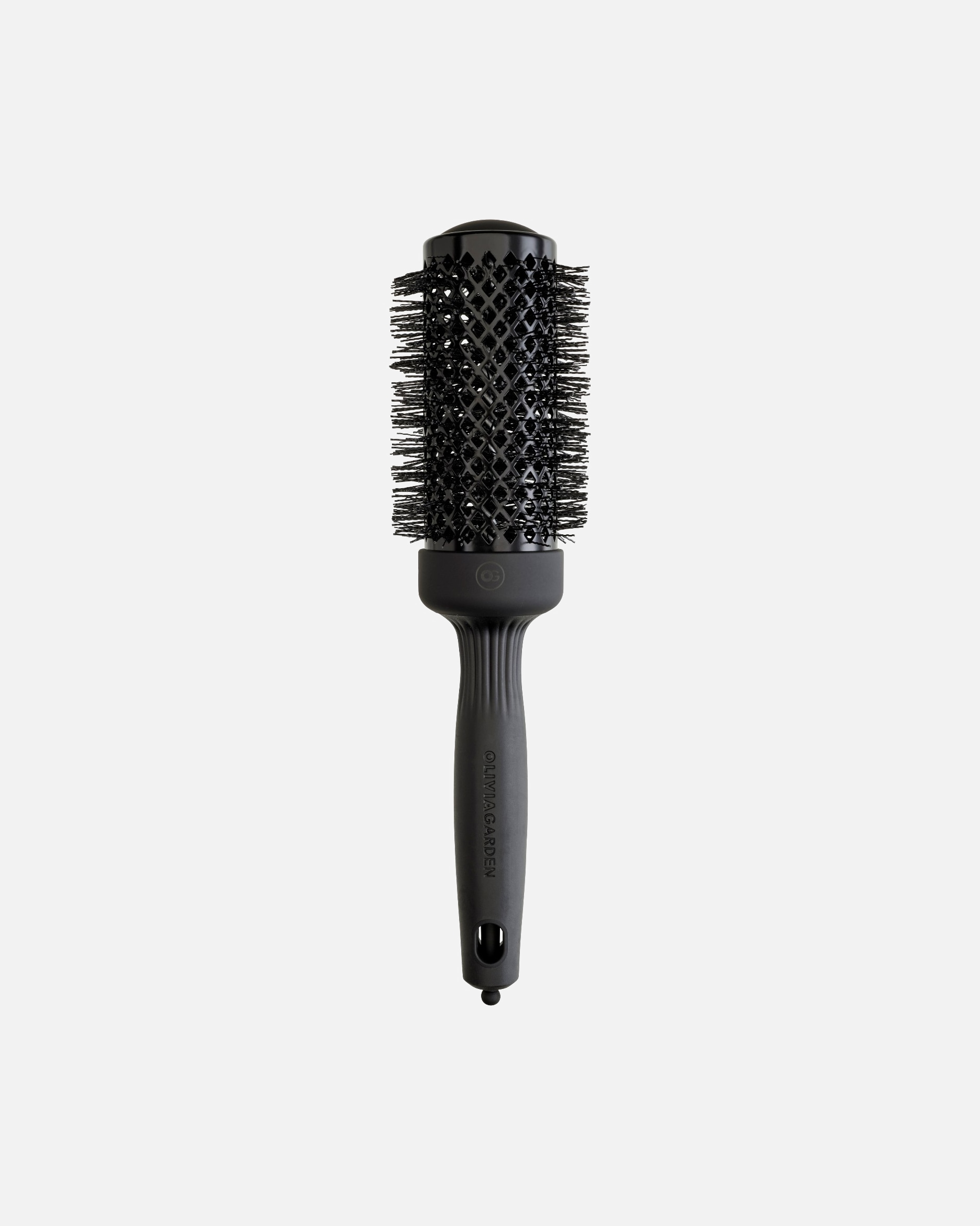 Perie rotunda pentru Unisex Olivia Garden Club Blowout Shine Black Label